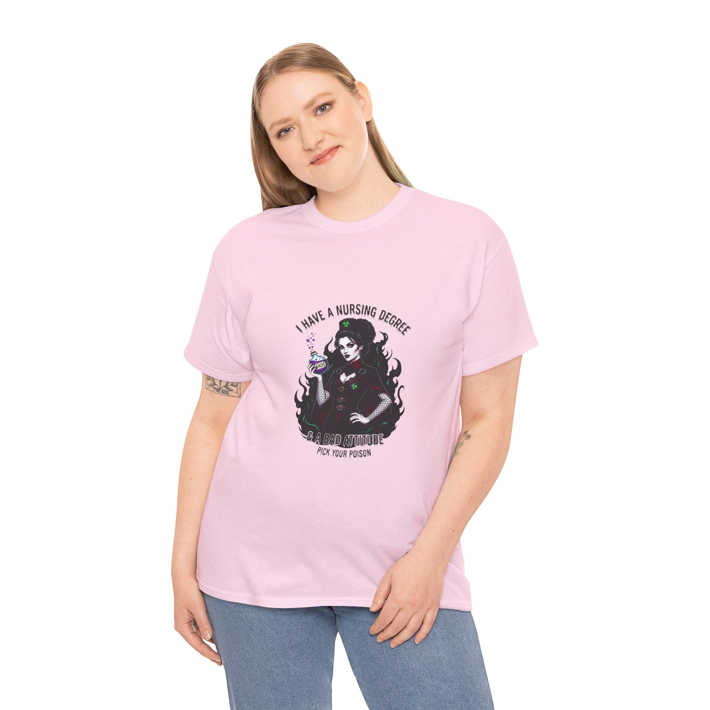 Nursing Humor Tee, Funny Nursing Shirt, Gift for Nurses, Healthcare Apparel, Unisex Cotton T-Shirt
