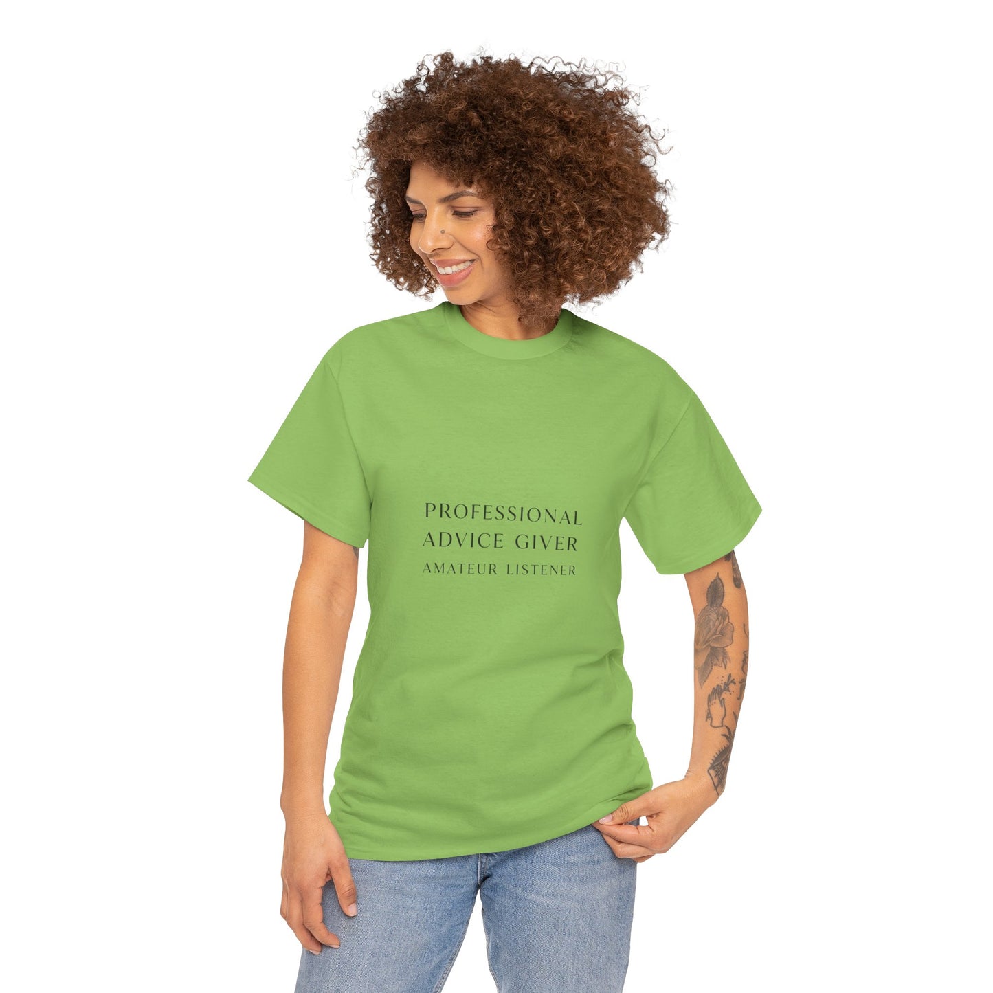 Professional Advice Giver Unisex Heavy Cotton Tee, Gift for Best Friend, Casual Wear, Advice Giver Shirt, Funny Tee, Unique Gift