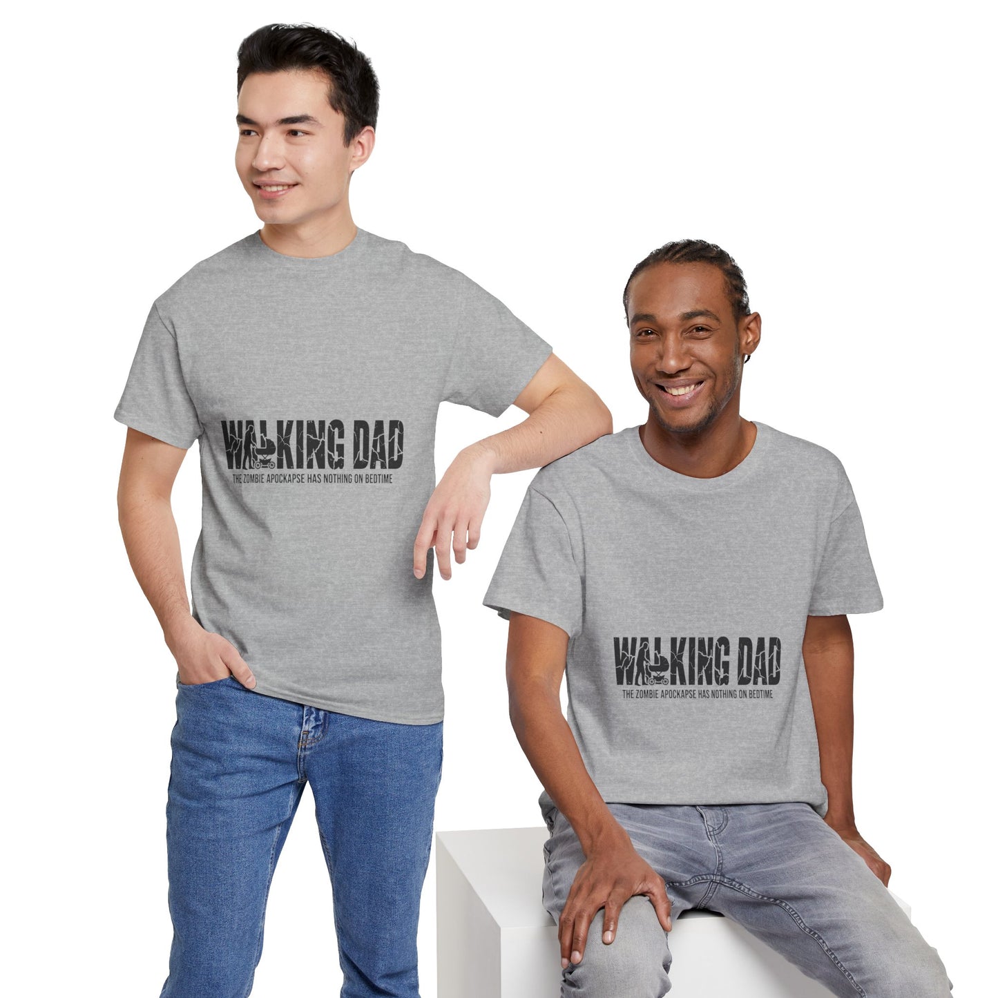 Walking Dead/Dad Funny - Unisex Heavy Cotton Tee for DADs