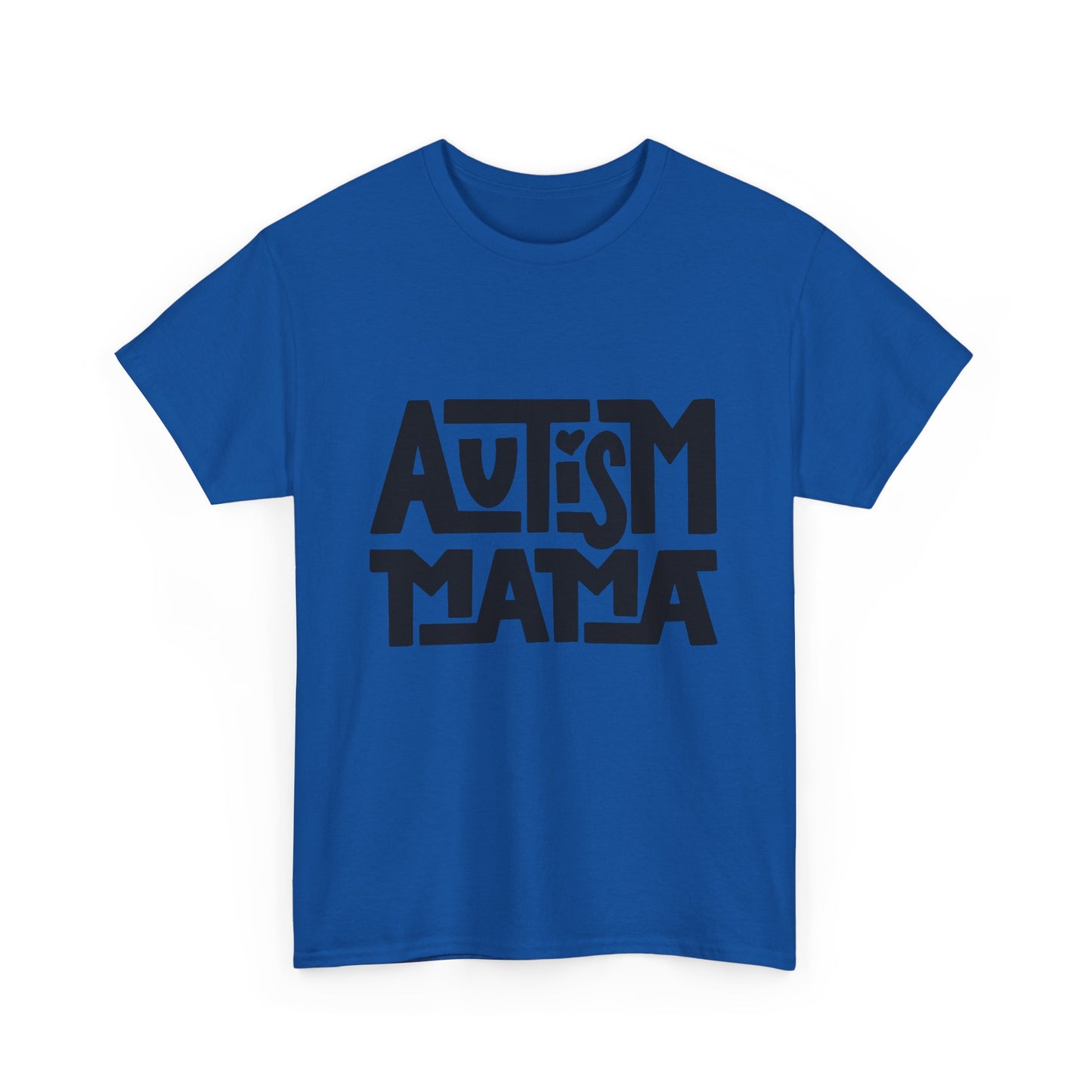 Autism Mama Heavy Cotton Tee | Supportive Unisex Shirt, Meaningful Gift for Autism Awareness, Casual Wear, Everyday Comfort, Gift for Moms
