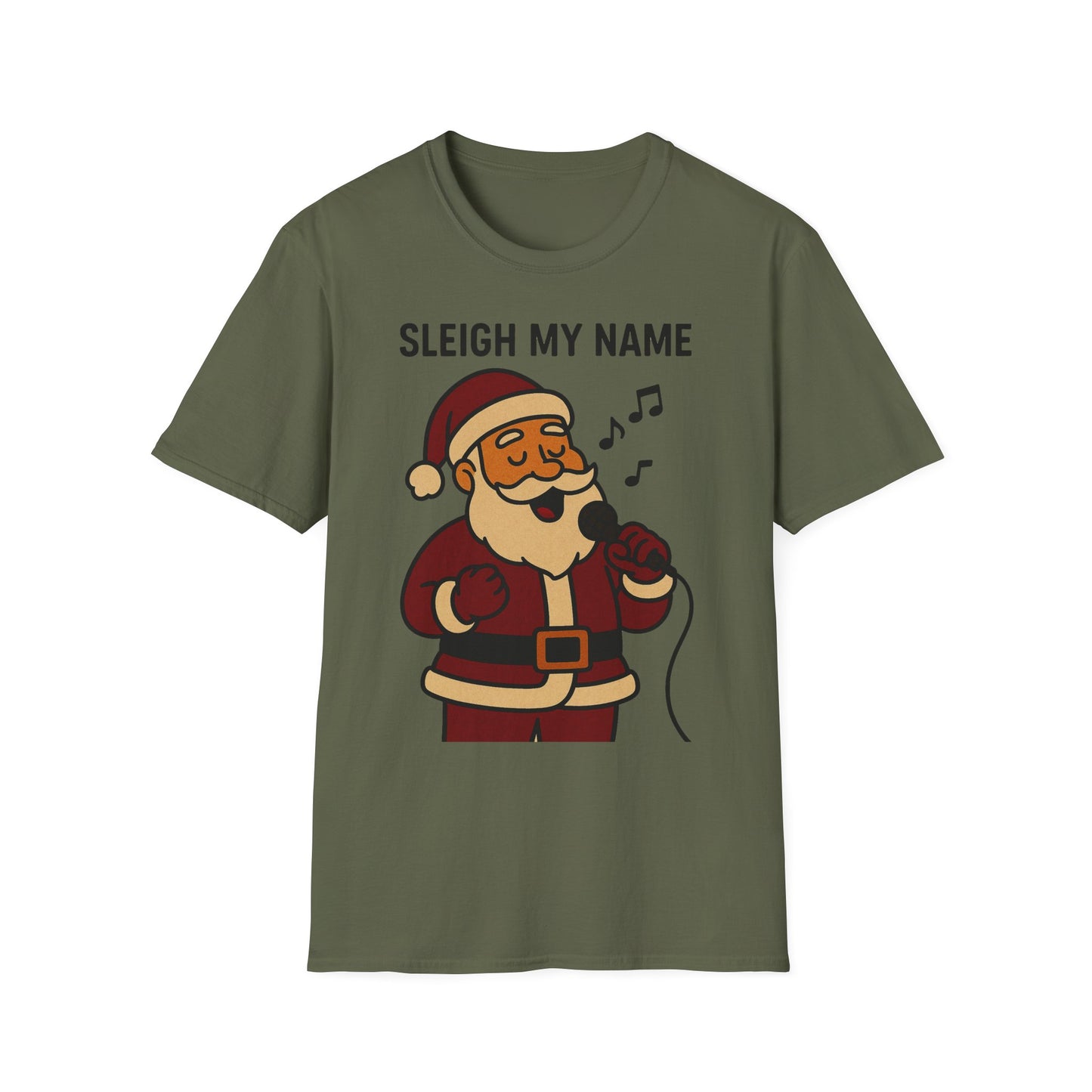 Santa Sleigh My Name Unisex T-Shirt