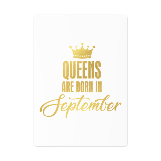 Custom Poker Cards - Perfect Gift for Poker Nights, Queens Born in September, Card Games, Birthday Celebrations, Casino Decor, Fun [...]