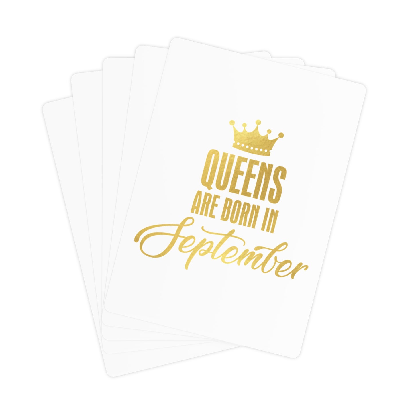 Custom Poker Cards - Perfect Gift for Poker Nights, Queens Born in September, Card Games, Birthday Celebrations, Casino Decor, Fun [...]