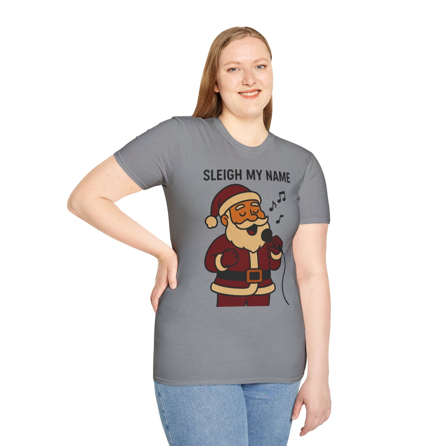 Santa Sleigh My Name Unisex T-Shirt