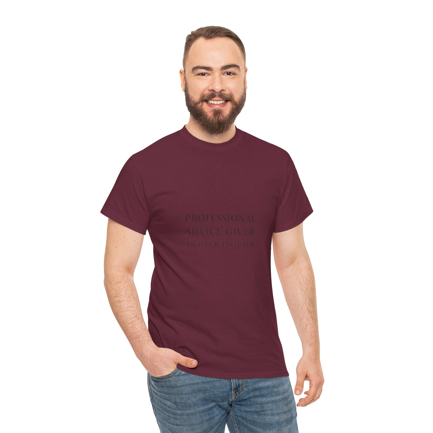 Professional Advice Giver Unisex Heavy Cotton Tee, Gift for Best Friend, Casual Wear, Advice Giver Shirt, Funny Tee, Unique Gift