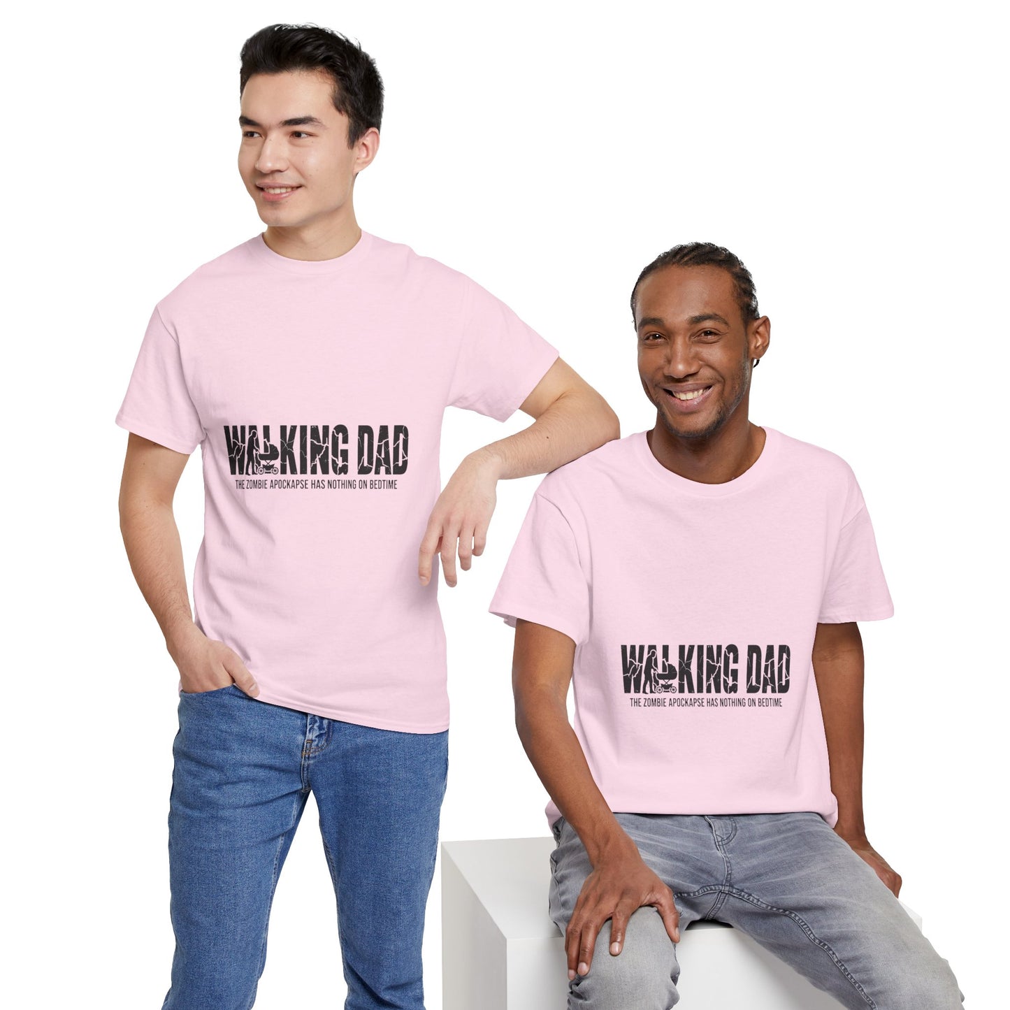 Walking Dead/Dad Funny - Unisex Heavy Cotton Tee for DADs
