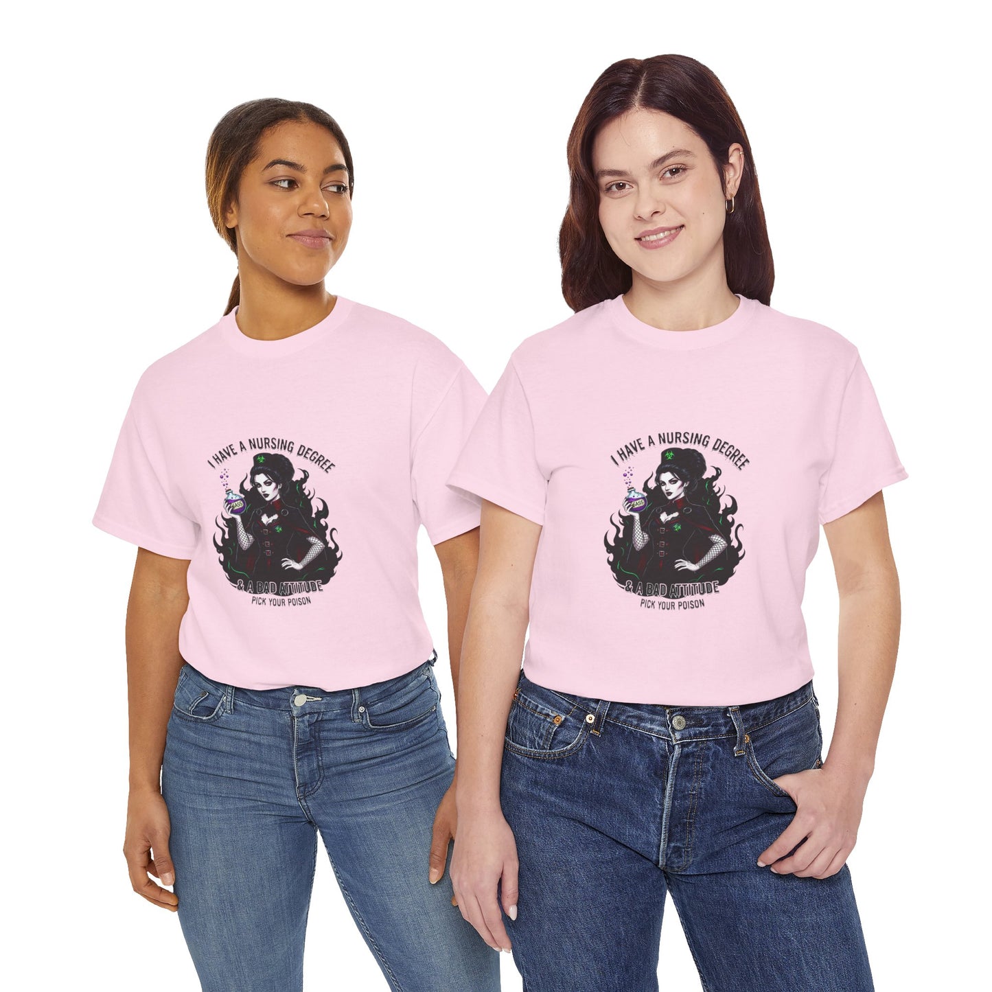 Nursing Humor Tee, Funny Nursing Shirt, Gift for Nurses, Healthcare Apparel, Unisex Cotton T-Shirt