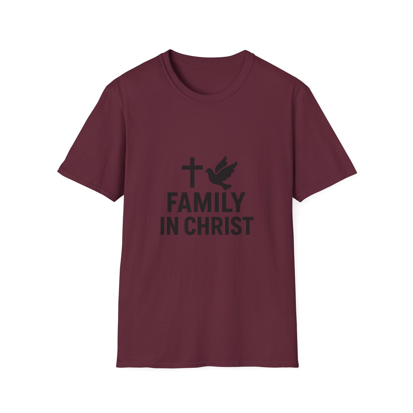 Faith-Inspired Family T-Shirt, Christian Gift, Unisex Tee for Family Events, Church Outfits, Religious Apparel