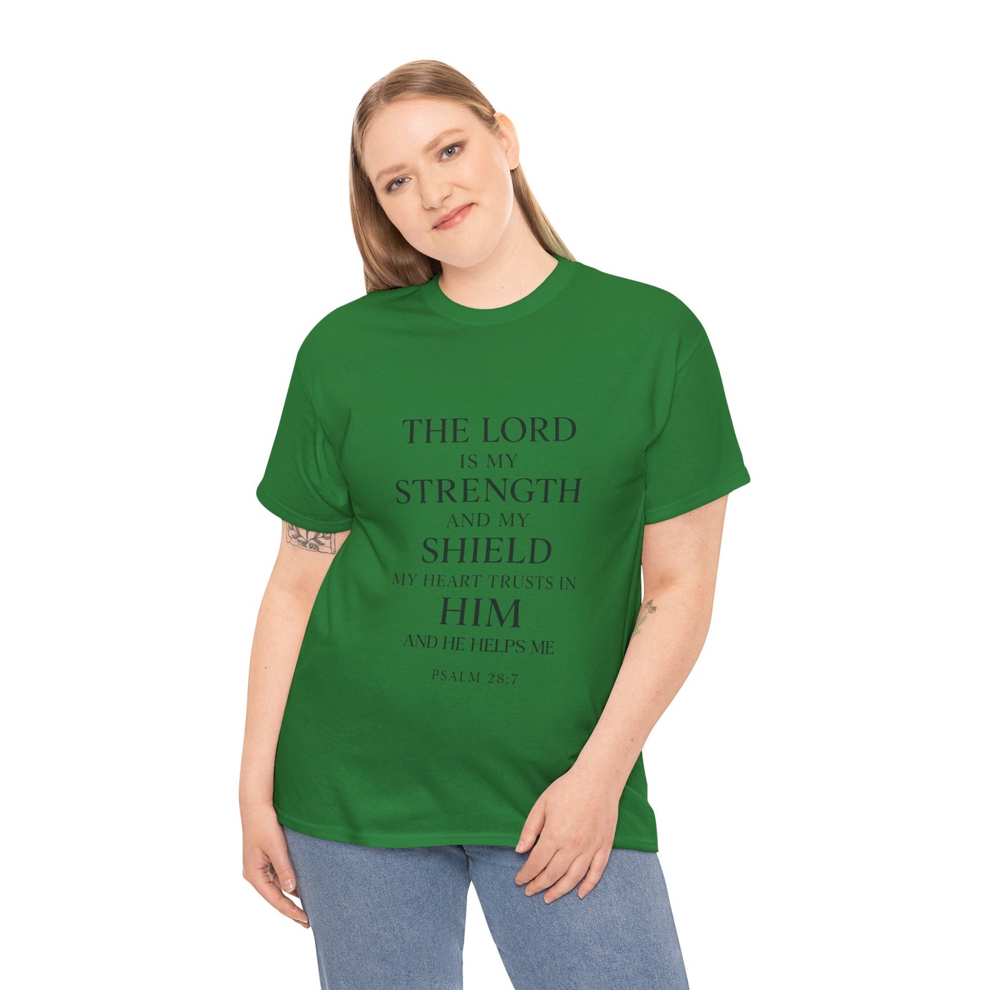 Inspirational Christian Unisex Heavy Cotton Tee | Faith Shirt, Bible Verse Tee, Spiritual Apparel, Everyday Wear, Gift for Believers