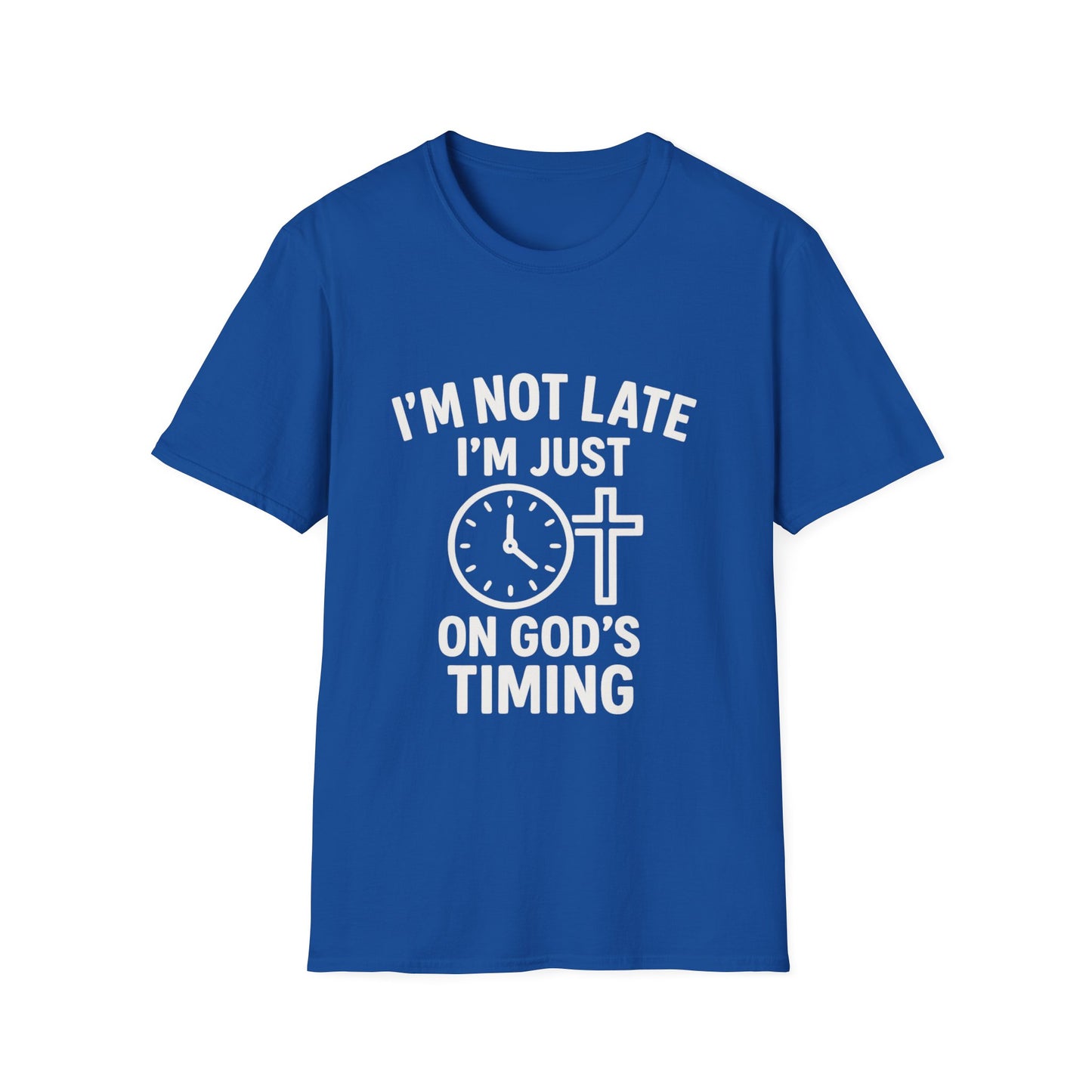 God's Timing T-Shirt, Christian Shirt, Faith-Based Apparel, Religious Gift, Casual Wear