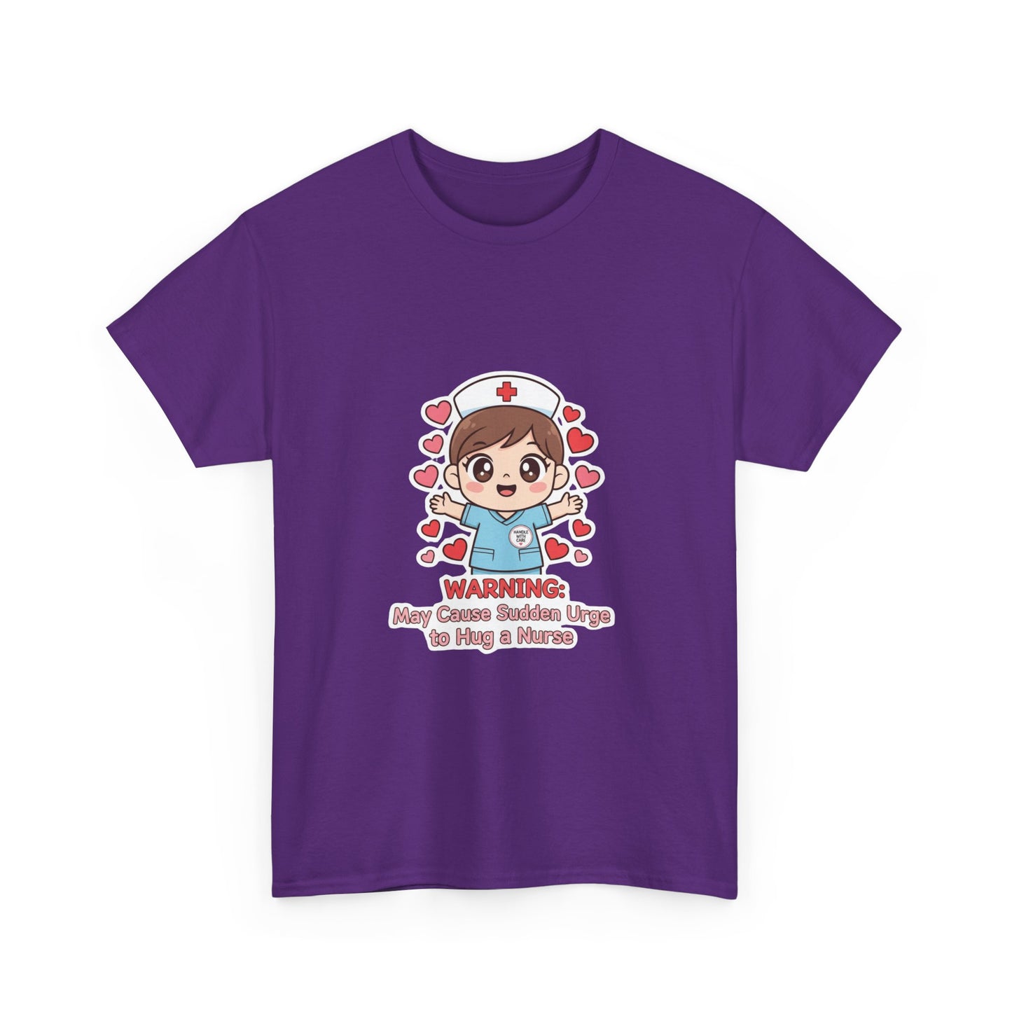 Nurse Humor Tee, Unisex Heavy Cotton Tee for Healthcare Workers, Cute Nurse Shirt, Gift for Nurses, Funny Medical Apparel, Casual T-Shirt