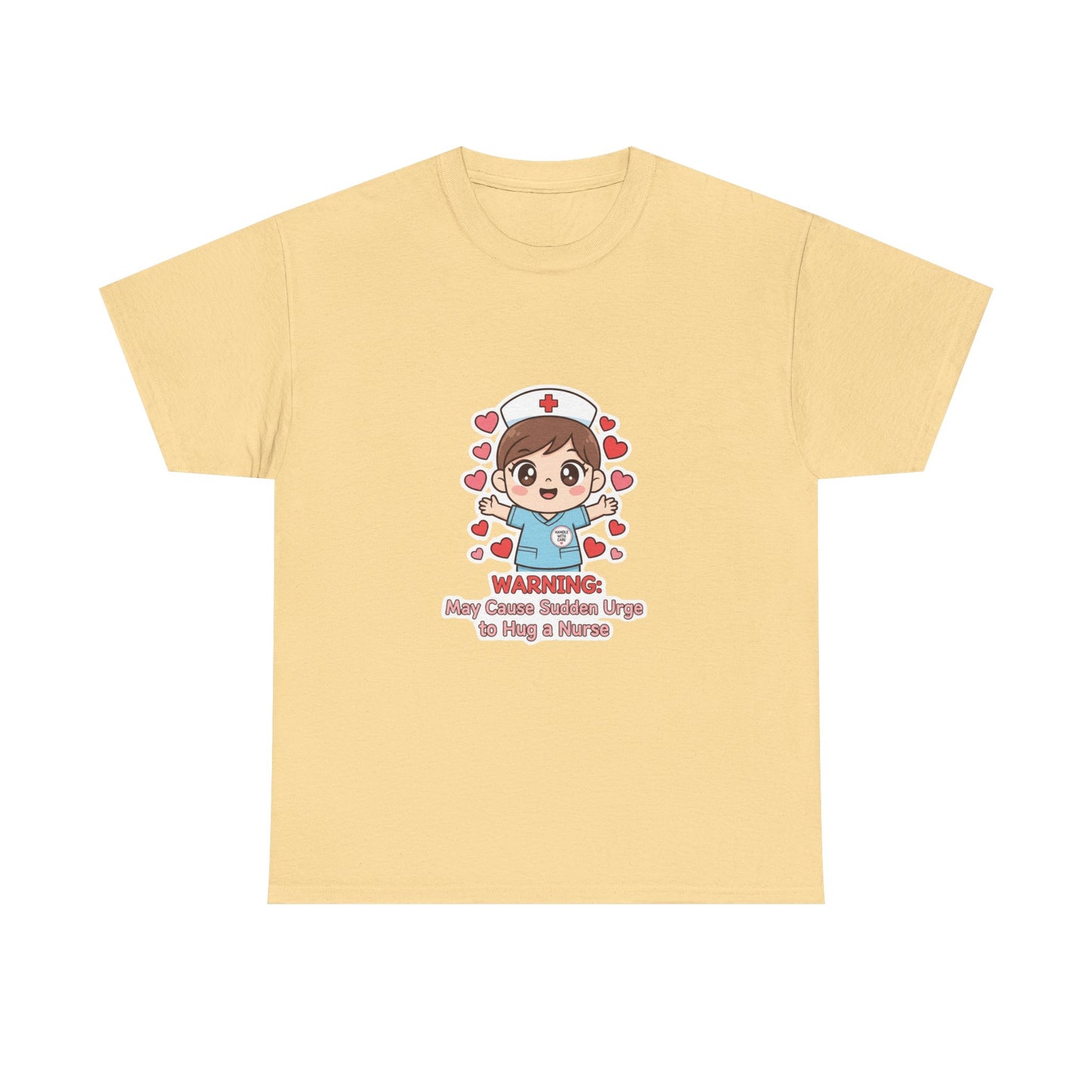 Nurse Humor Tee, Unisex Heavy Cotton Tee for Healthcare Workers, Cute Nurse Shirt, Gift for Nurses, Funny Medical Apparel, Casual T-Shirt