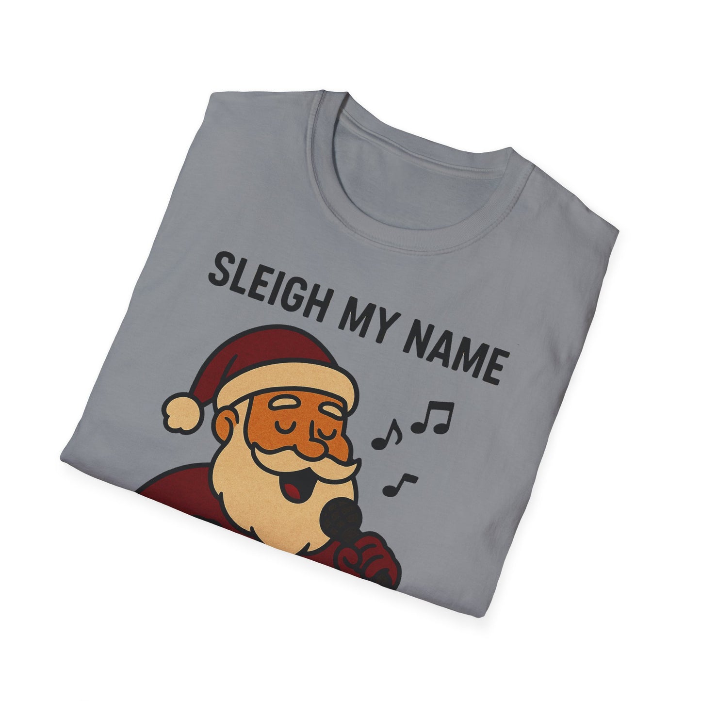 Santa Sleigh My Name Unisex T-Shirt