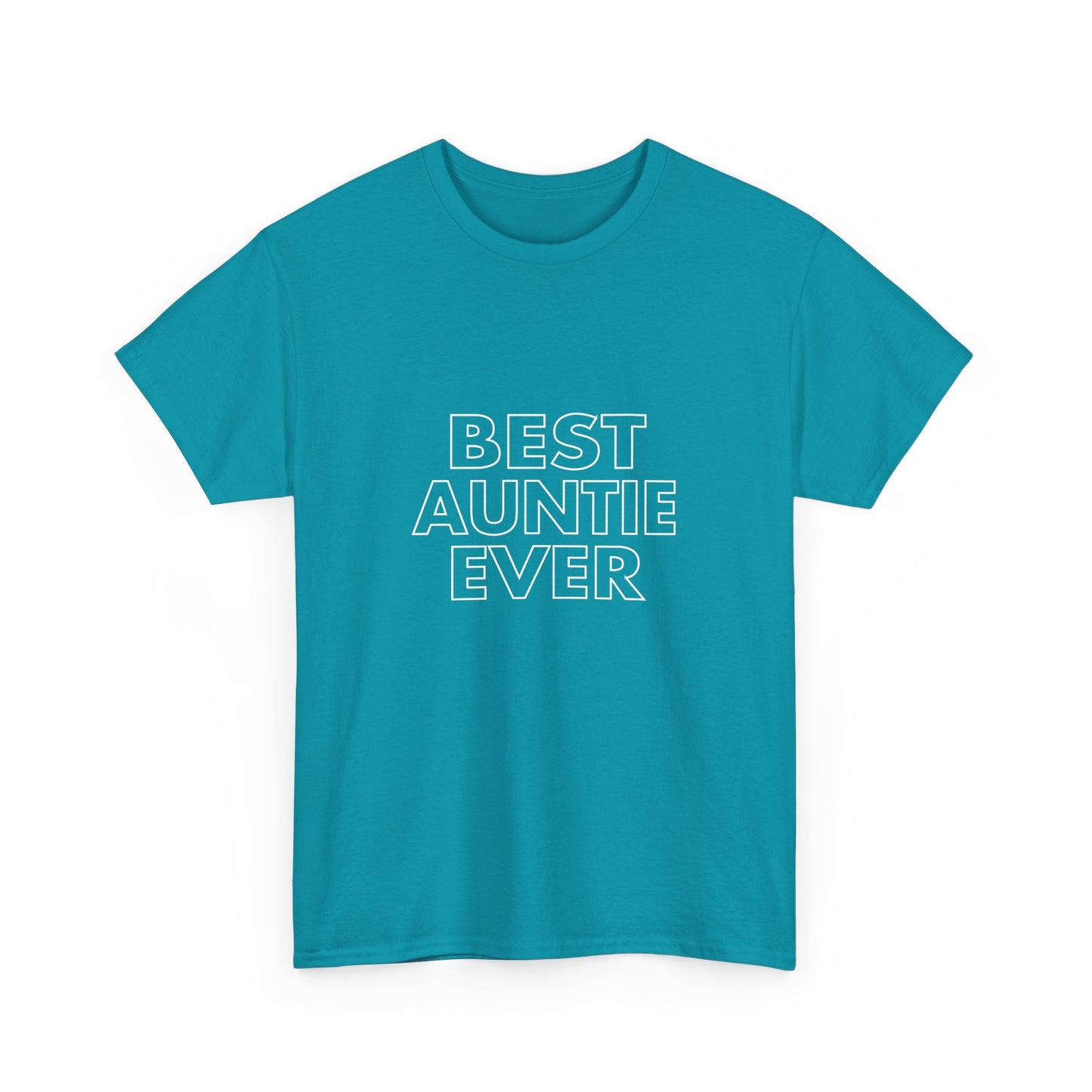 Best Auntie Ever Unisex Cotton Tee, Gift for Aunt, Cute Aunt Shirt, Mother's Day Gift, Family Tee, Everyday Casual Wear