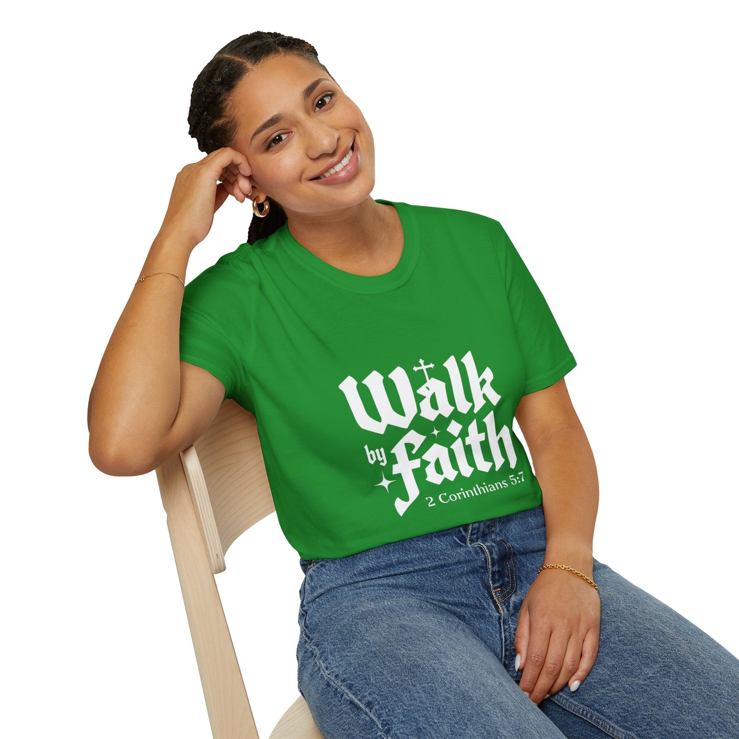 Faith-Inspired Unisex T-Shirt | Walk by Faith, Inspirational Tee, Christian Clothing, Gift for Believers, Casual Faith Wear