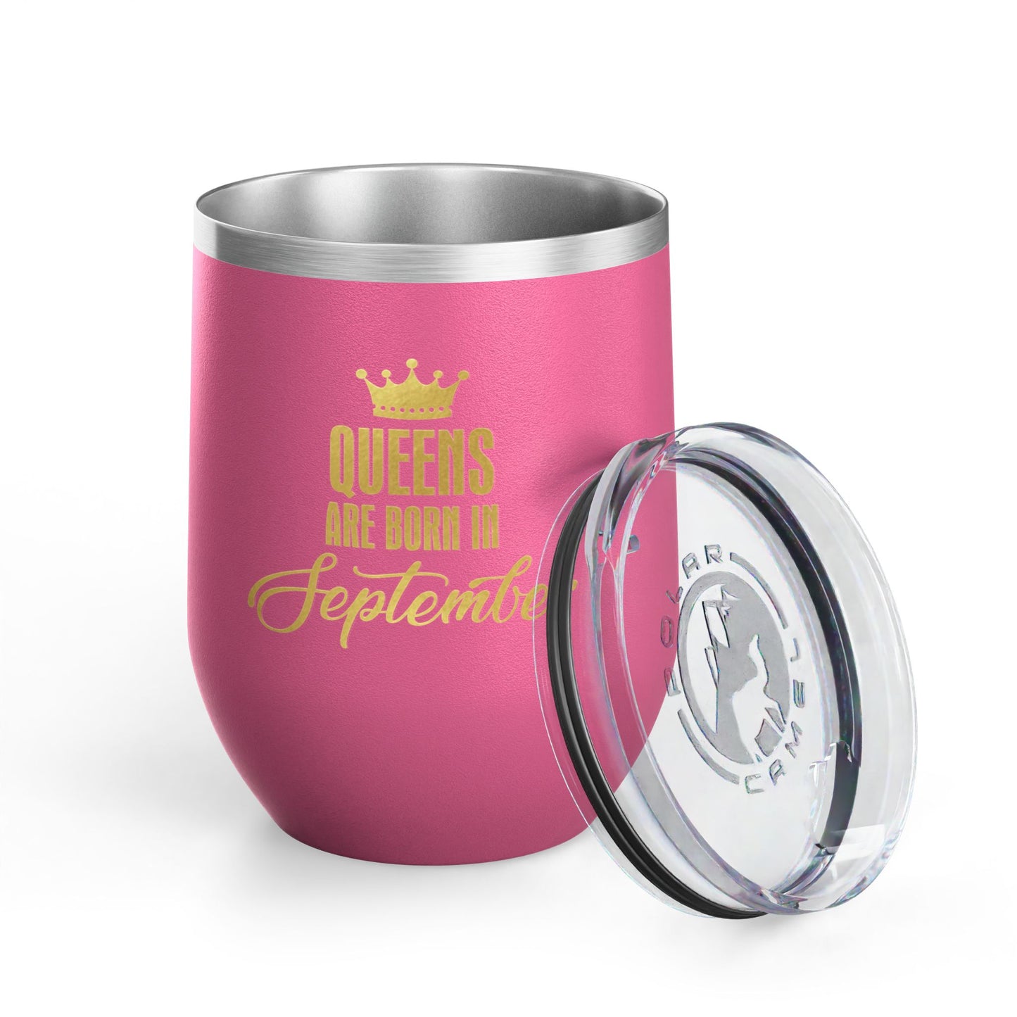 September Queens Wine Tumbler, 12oz | Birthday Gift for Her | Insulated Drinkware | Bachelorette Party Favor | Wine Lover Gift | [...]