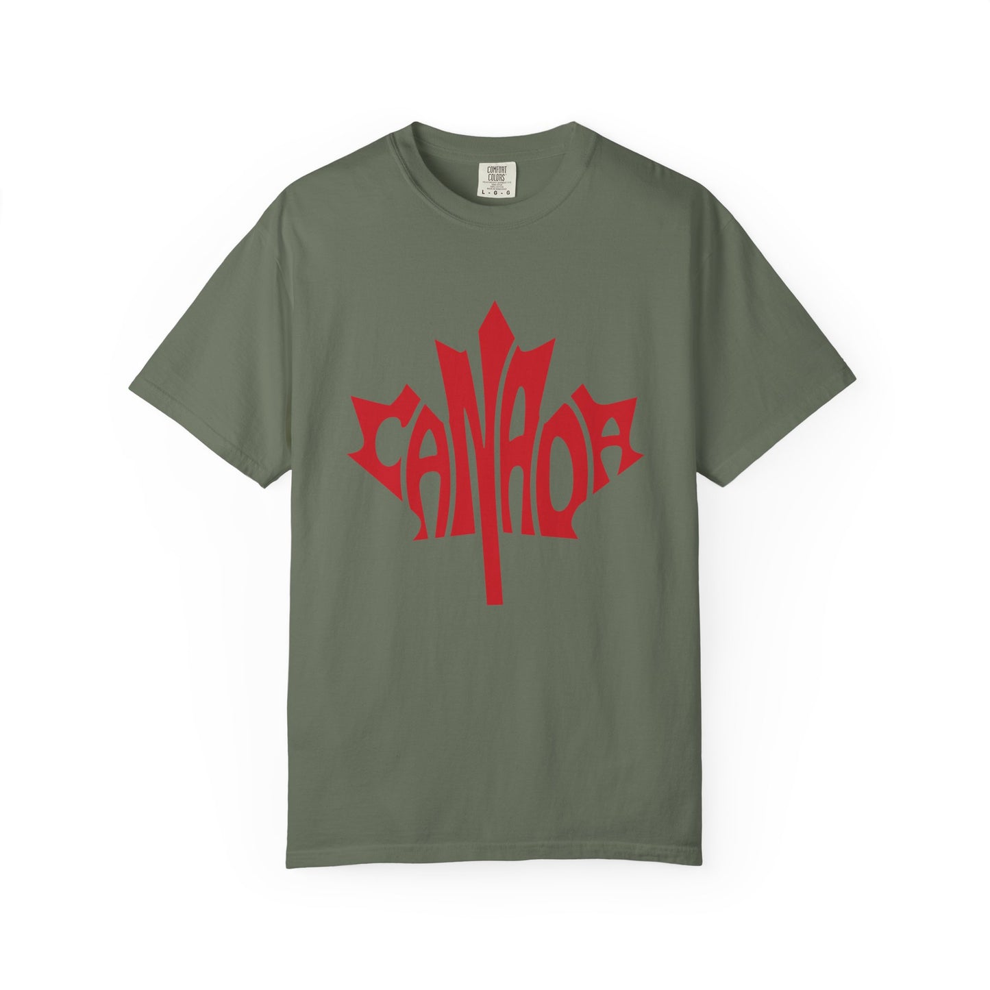 Canada Graphic T-Shirt, Unisex Tee, Garment-Dyed Style, Casual Wear, Summer Essentials, Canadian Pride, Unique Gift Idea