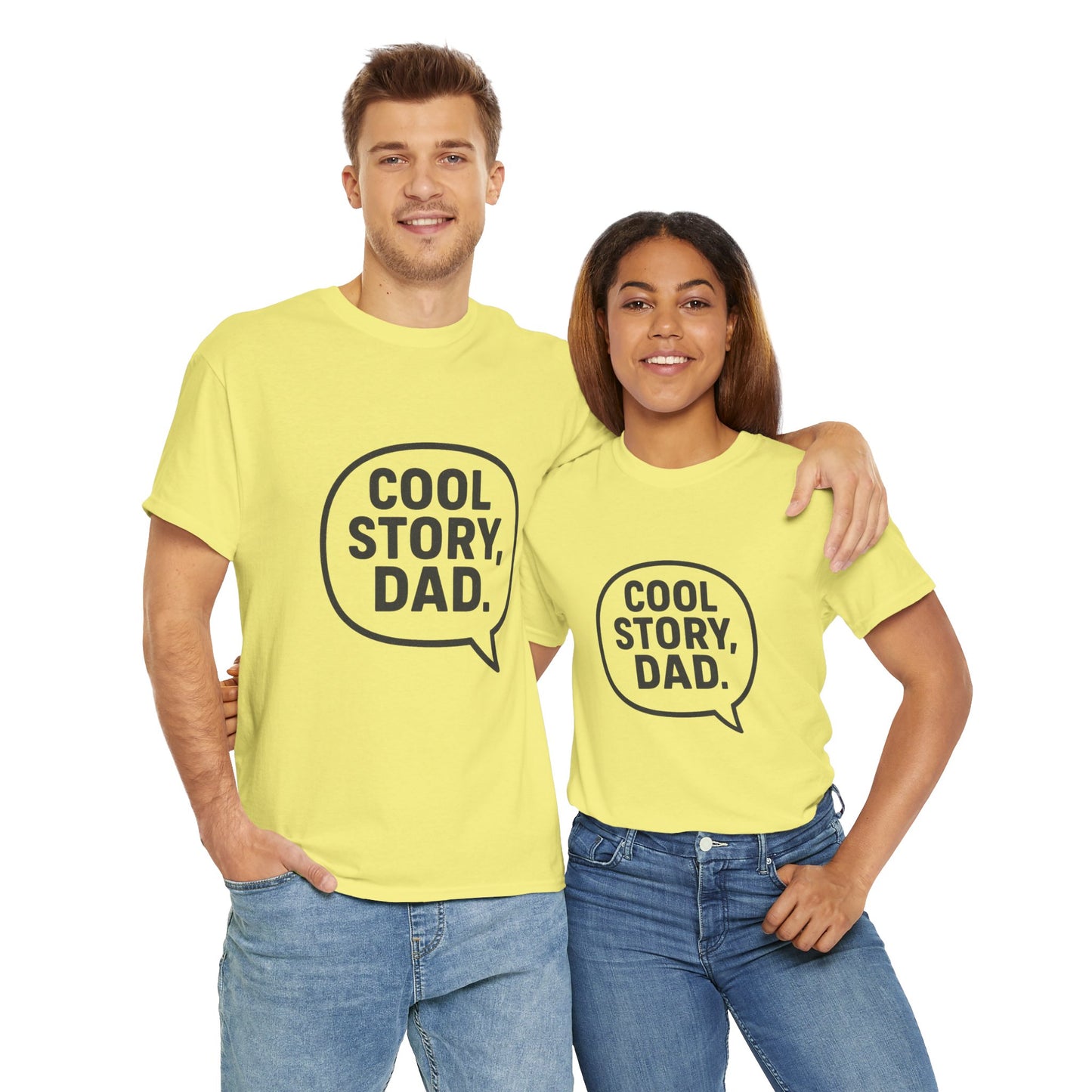 Cool Story Dad Tee | Father's Day Gift, Dad Humor Shirt, Unisex Statement Tee, Casual Gift for Him, Funny Graphic Tee