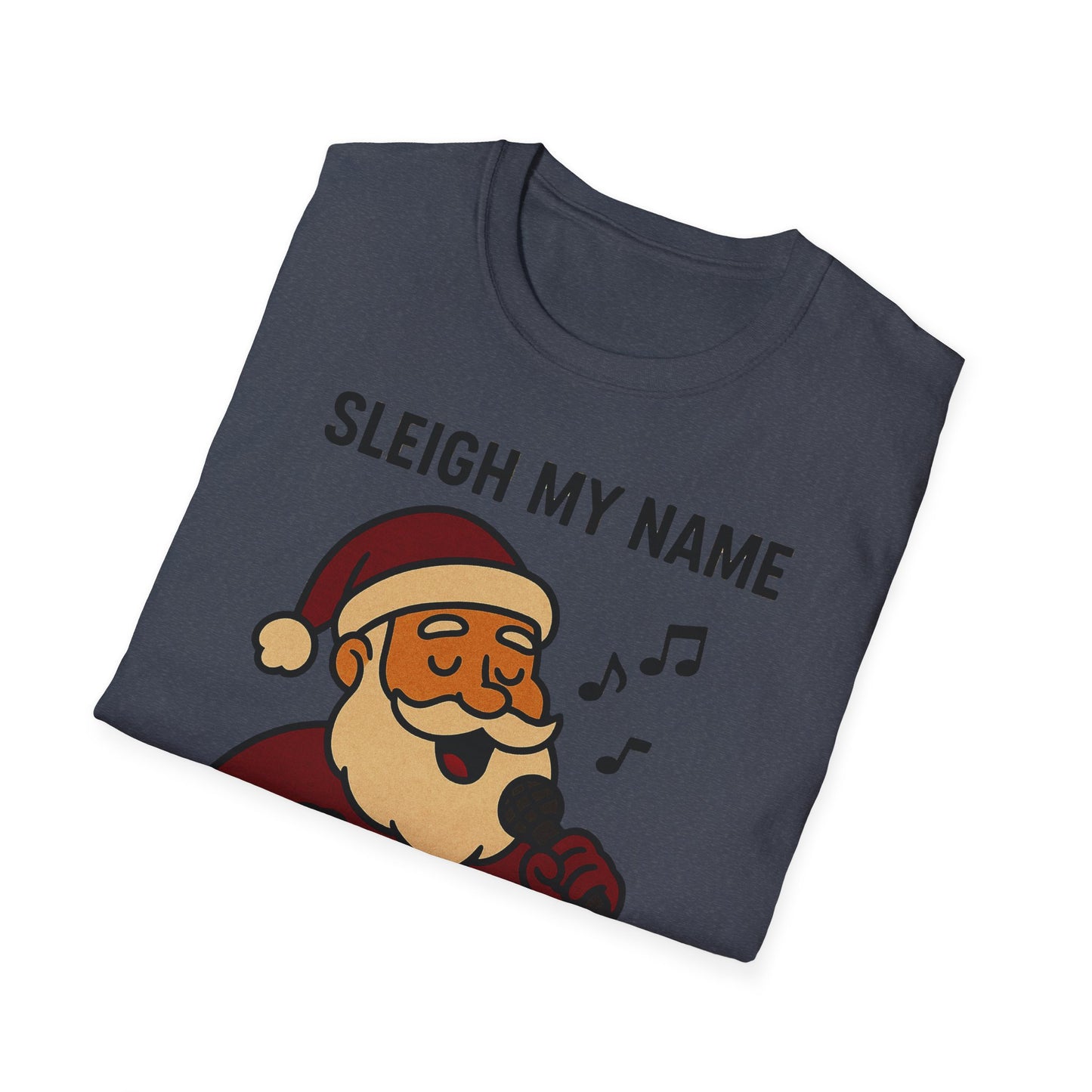 Santa Sleigh My Name Unisex T-Shirt