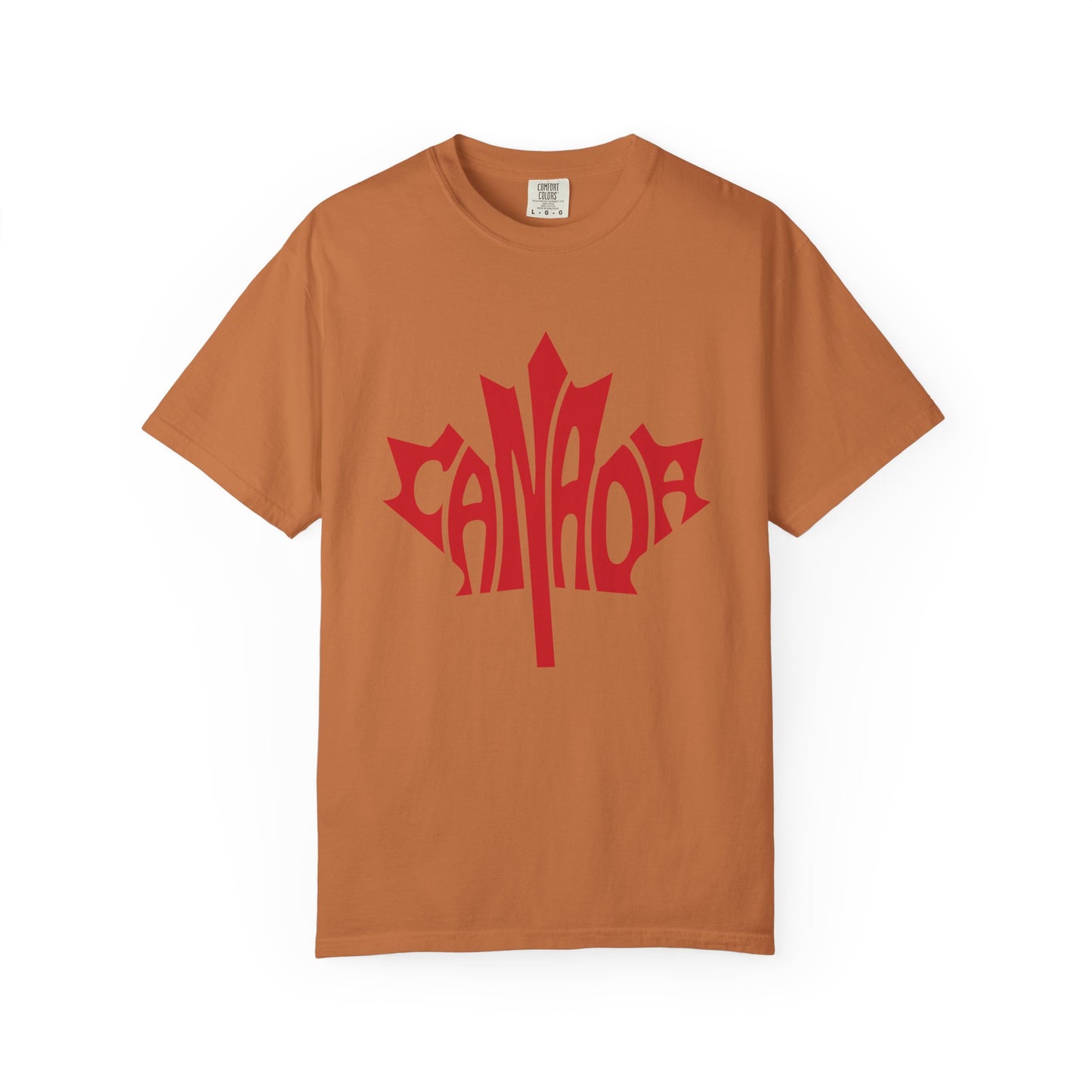 Canada Graphic T-Shirt, Unisex Tee, Garment-Dyed Style, Casual Wear, Summer Essentials, Canadian Pride, Unique Gift Idea