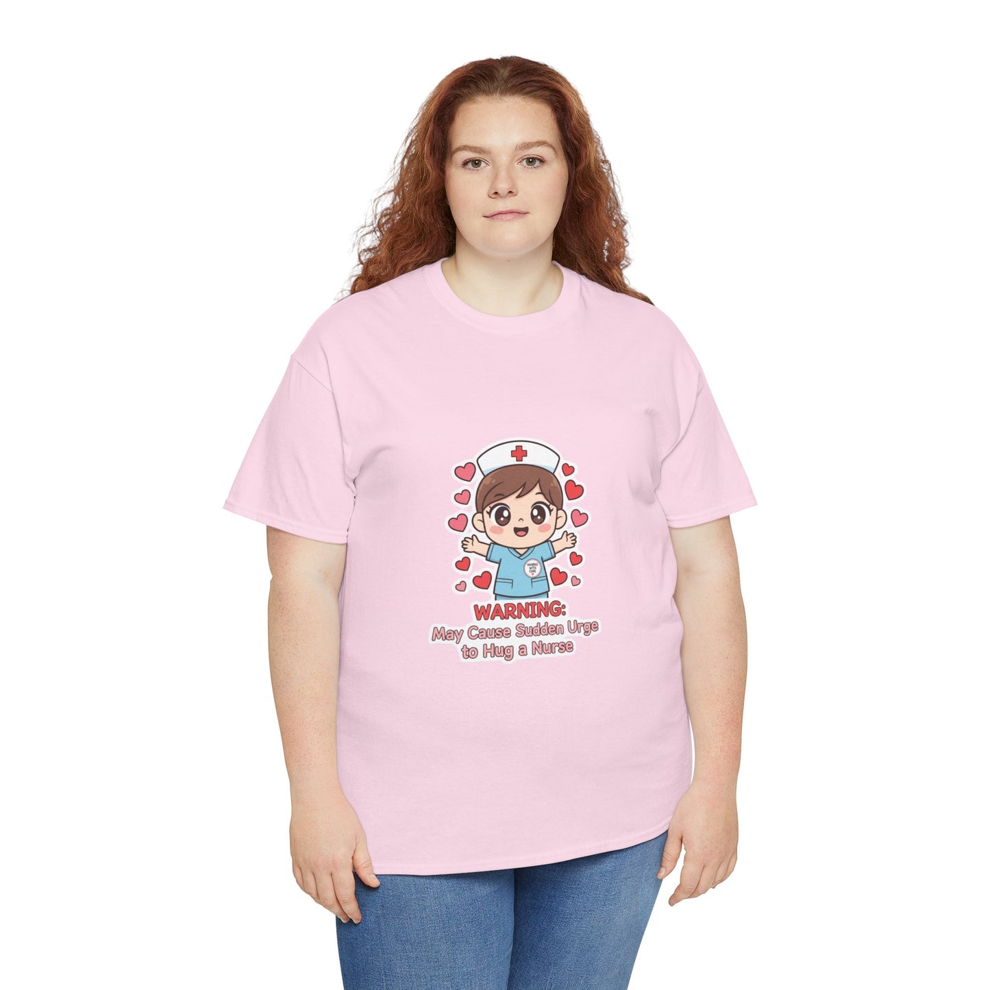 Nurse Humor Tee, Unisex Heavy Cotton Tee for Healthcare Workers, Cute Nurse Shirt, Gift for Nurses, Funny Medical Apparel, Casual T-Shirt