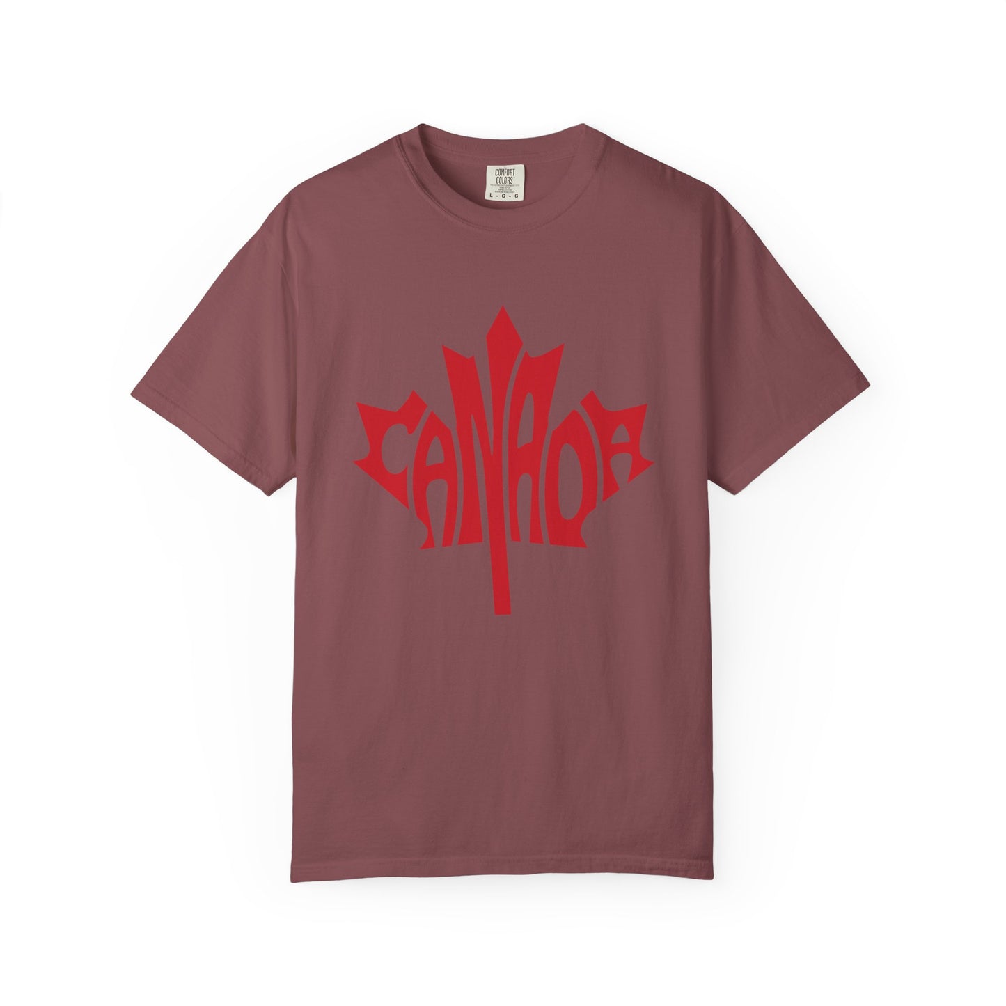 Canada Graphic T-Shirt, Unisex Tee, Garment-Dyed Style, Casual Wear, Summer Essentials, Canadian Pride, Unique Gift Idea