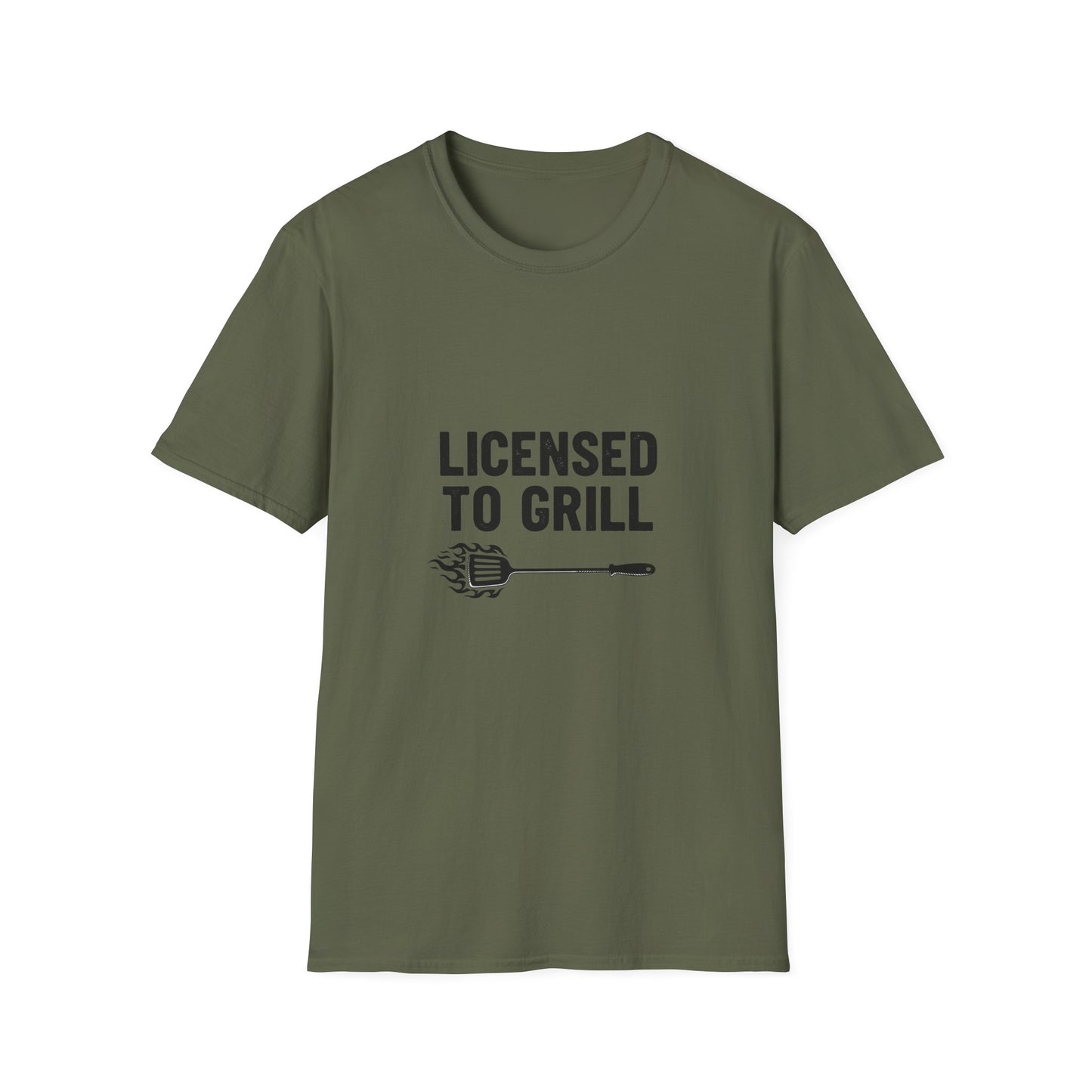 Licensed to Grill Unisex T-Shirt | Funny BBQ Apparel, Grilling Gift, Summer Cookout Top, Foodie Shirt, Outdoor Party Wear