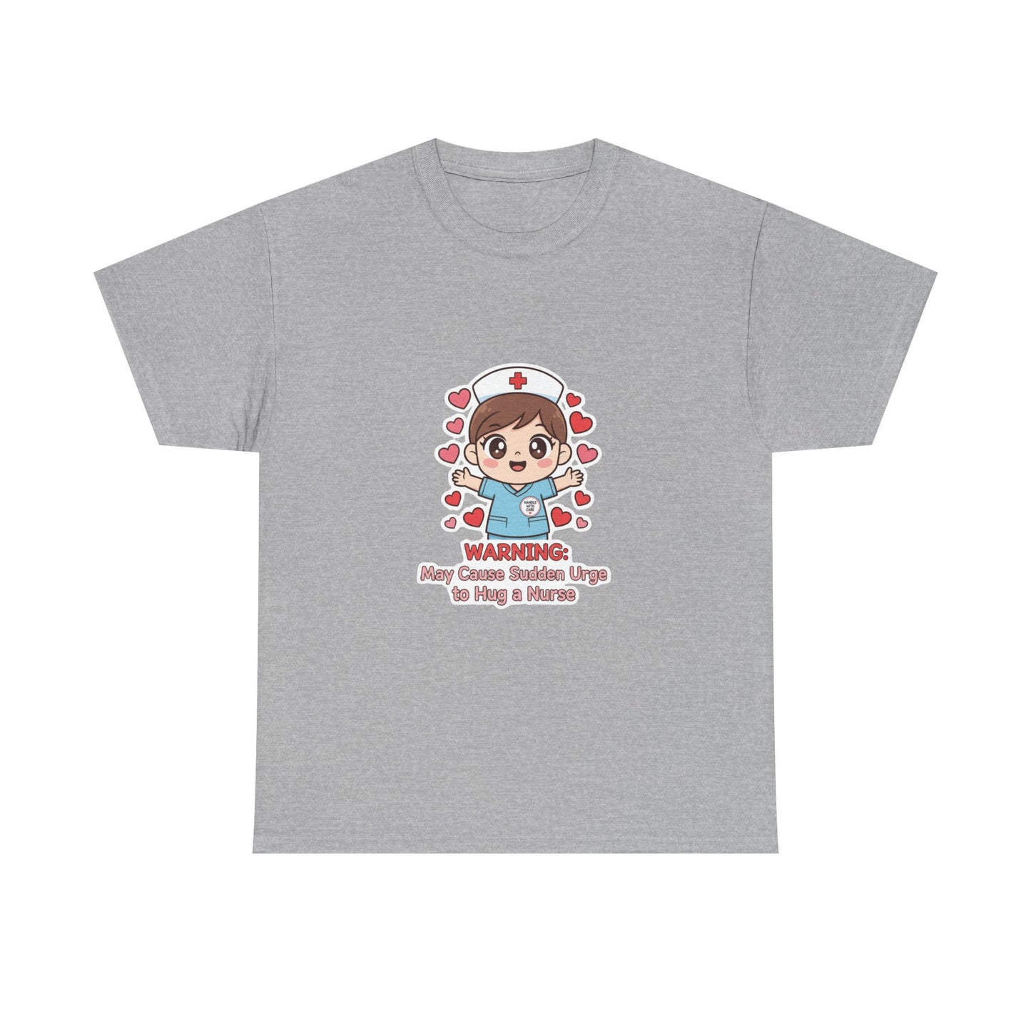Nurse Humor Tee, Unisex Heavy Cotton Tee for Healthcare Workers, Cute Nurse Shirt, Gift for Nurses, Funny Medical Apparel, Casual T-Shirt
