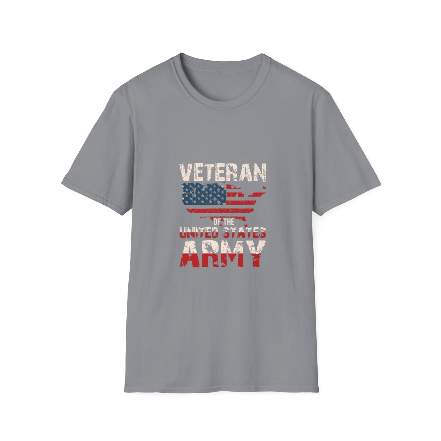Patriotic Veteran T-Shirt for Proud Army Supporters, Military Appreciation Gift, Unisex Softstyle Tee, Memorial Day, Fourth of July, [...]