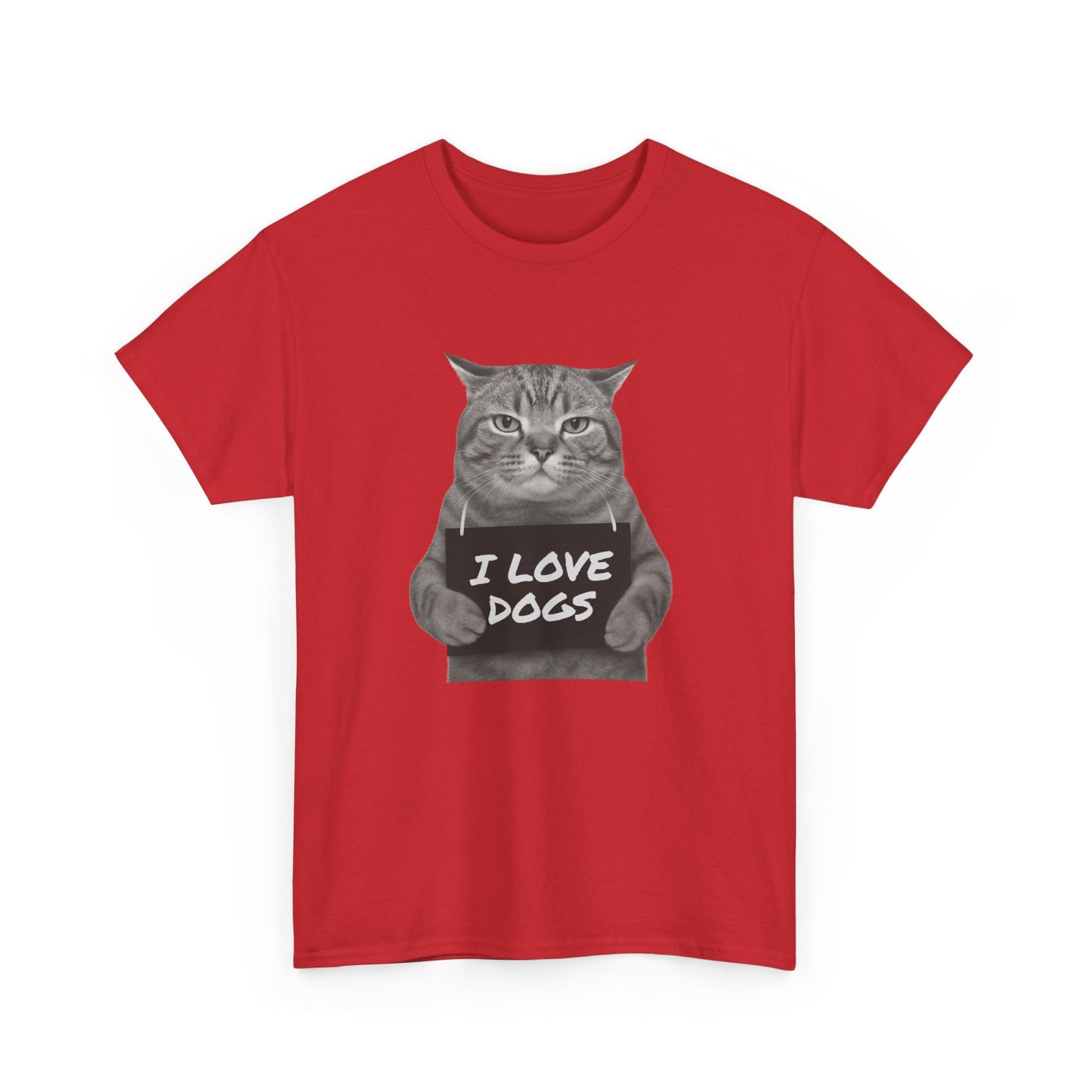 Cute Pet Lover Tee, I Love Dogs Cat Shirt, Animal Lovers Gift, Funny Graphic Tee, Unisex Cotton T-Shirt