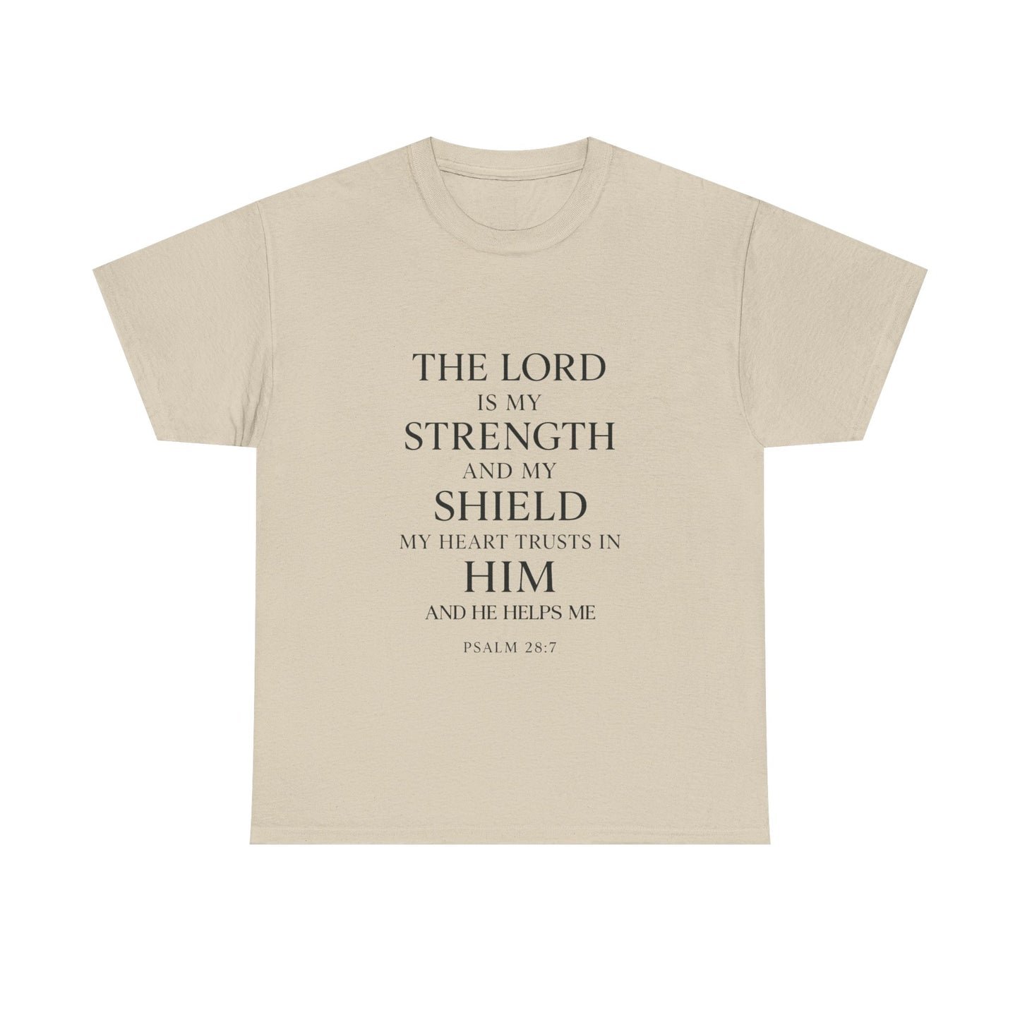Inspirational Christian Unisex Heavy Cotton Tee | Faith Shirt, Bible Verse Tee, Spiritual Apparel, Everyday Wear, Gift for Believers