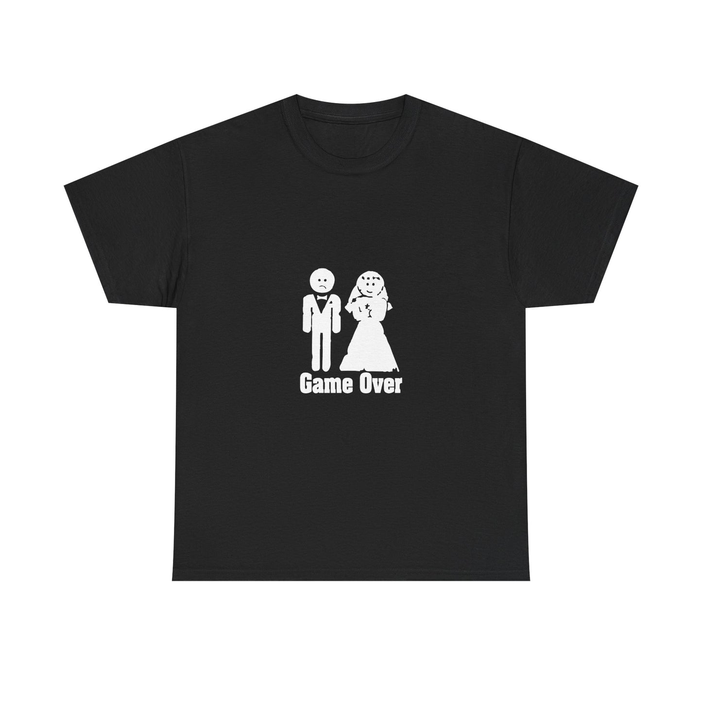 Game Over Wedding T-Shirt | Funny Bride & Groom Tee | Perfect for Couples, Engagement Party, Wedding Gifts, Anniversary