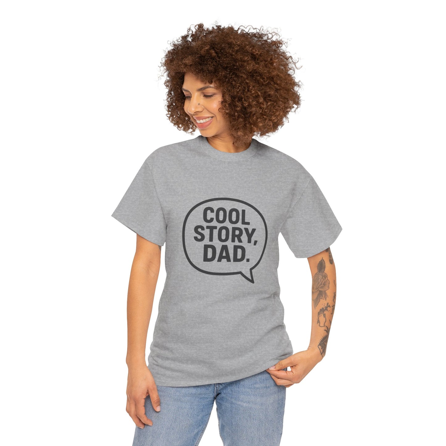 Cool Story Dad Tee | Father's Day Gift, Dad Humor Shirt, Unisex Statement Tee, Casual Gift for Him, Funny Graphic Tee