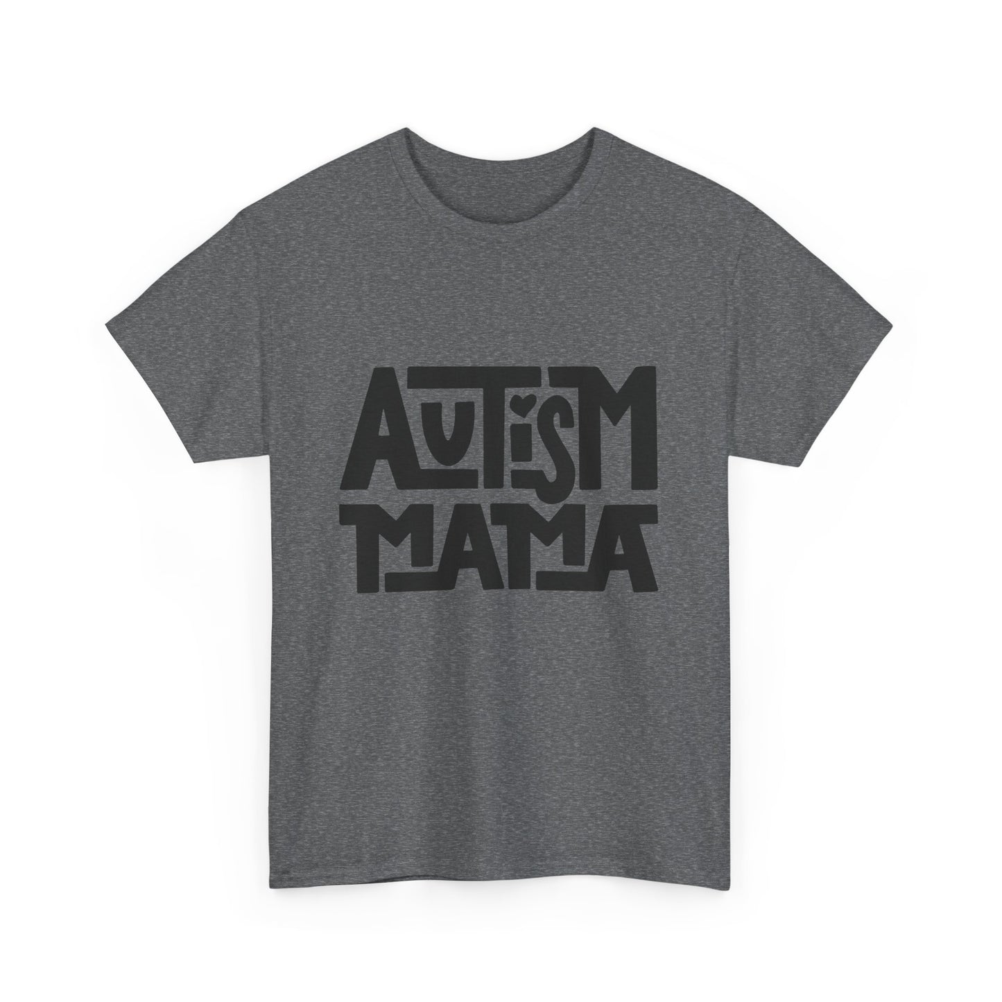 Autism Mama Heavy Cotton Tee | Supportive Unisex Shirt, Meaningful Gift for Autism Awareness, Casual Wear, Everyday Comfort, Gift for Moms