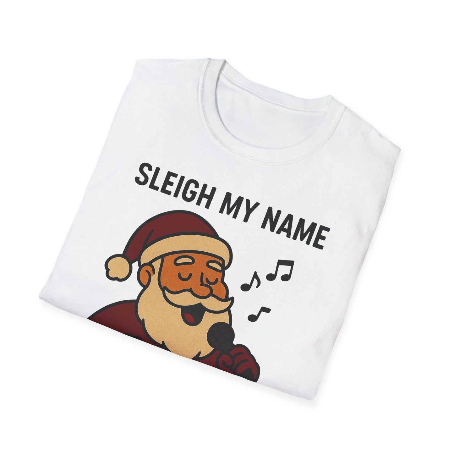 Santa Sleigh My Name Unisex T-Shirt
