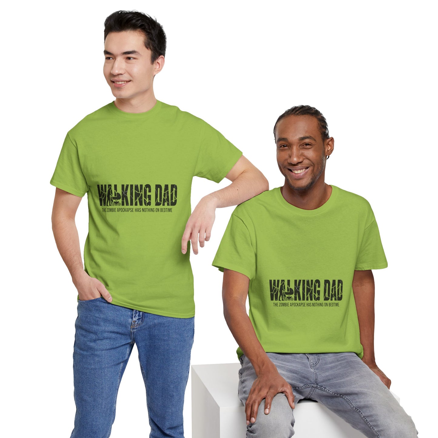 Walking Dead/Dad Funny - Unisex Heavy Cotton Tee for DADs