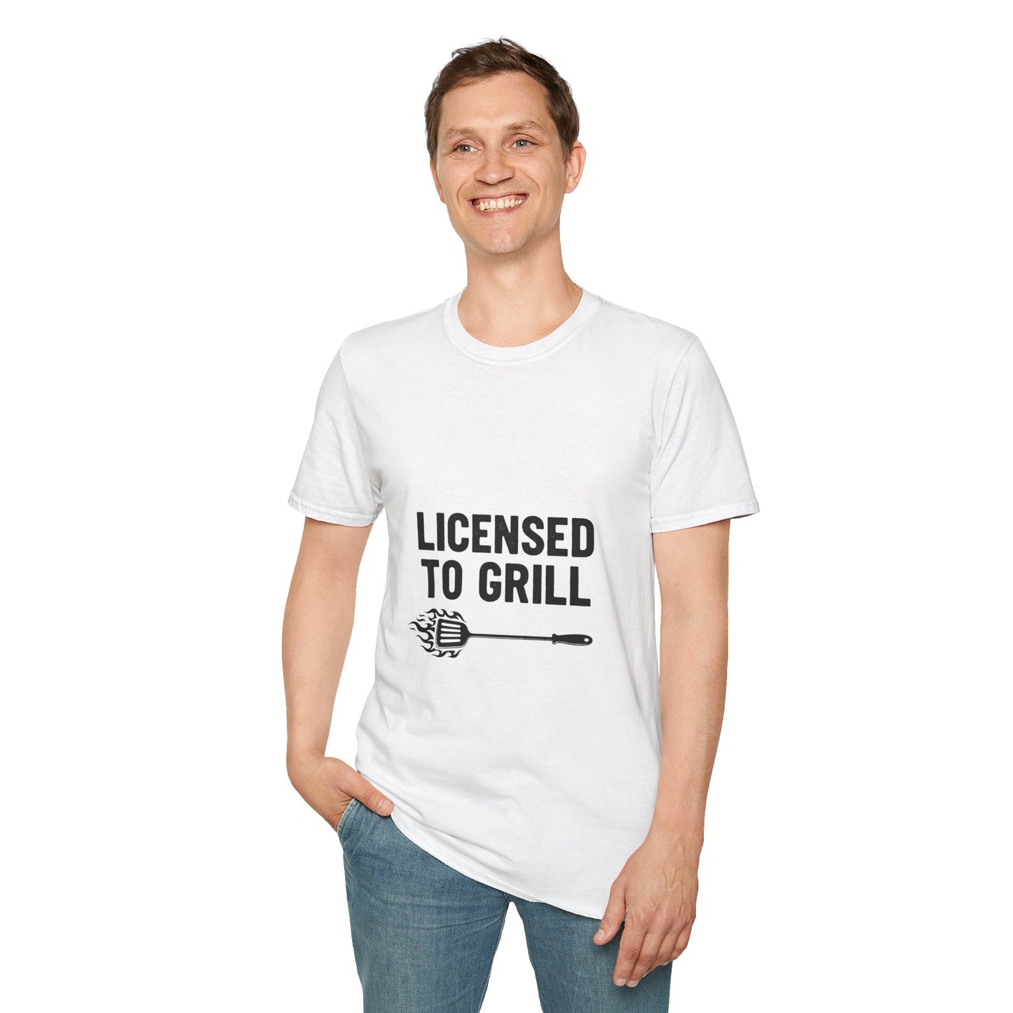 License to Grill - Unisex Softstyle T-Shirt