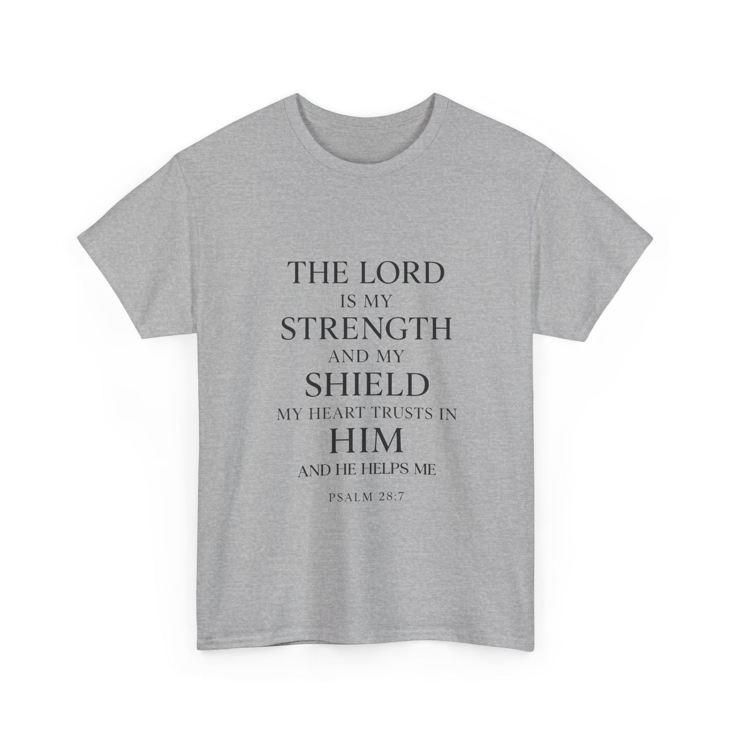 Inspirational Christian Unisex Heavy Cotton Tee | Faith Shirt, Bible Verse Tee, Spiritual Apparel, Everyday Wear, Gift for Believers