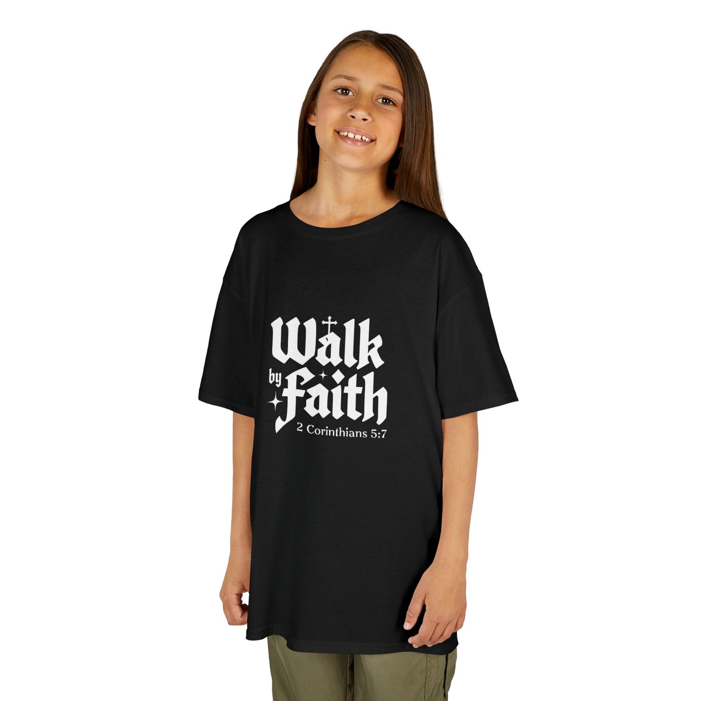 Kids Faith-Inspired Tee, Inspirational Kids Shirt, Religious T-Shirt for Kids, Christian Youth Apparel, Biblical Quote Tee