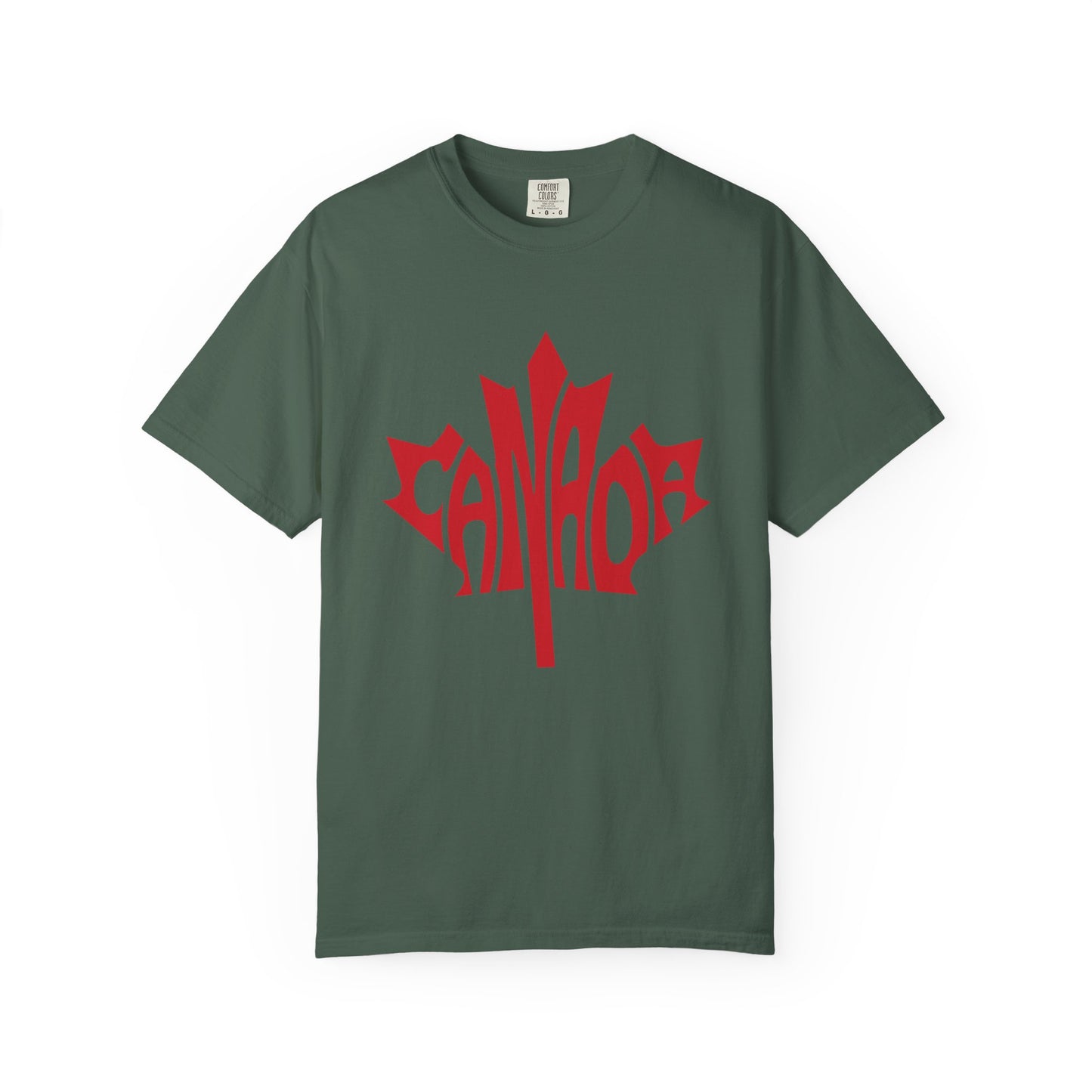 Canada Graphic T-Shirt, Unisex Tee, Garment-Dyed Style, Casual Wear, Summer Essentials, Canadian Pride, Unique Gift Idea