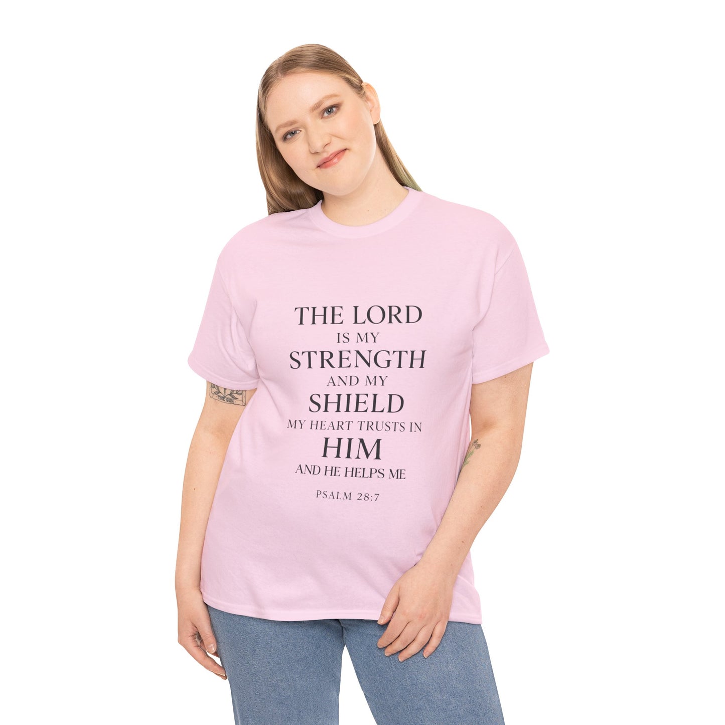 Inspirational Christian Unisex Heavy Cotton Tee | Faith Shirt, Bible Verse Tee, Spiritual Apparel, Everyday Wear, Gift for Believers