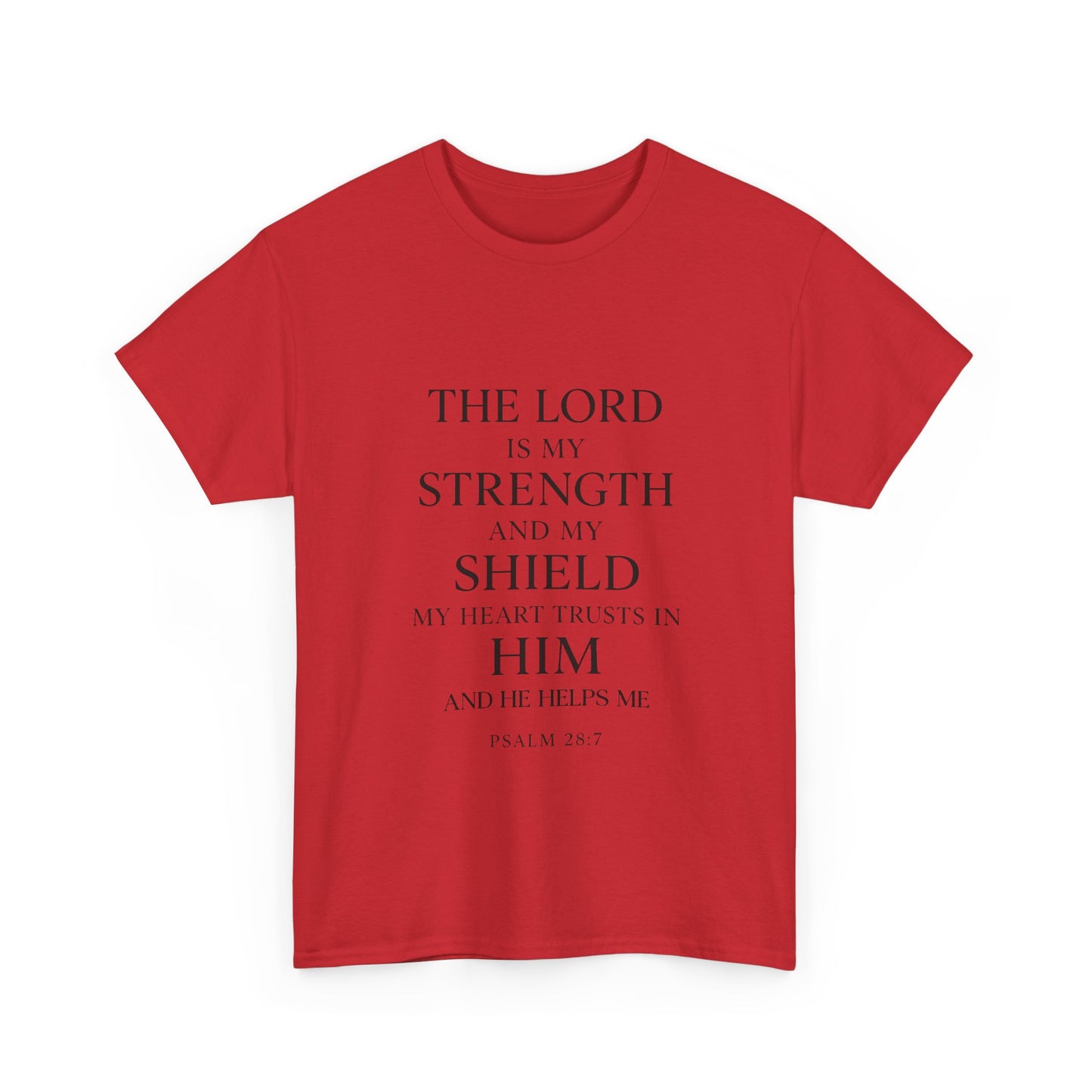 Inspirational Christian Unisex Heavy Cotton Tee | Faith Shirt, Bible Verse Tee, Spiritual Apparel, Everyday Wear, Gift for Believers