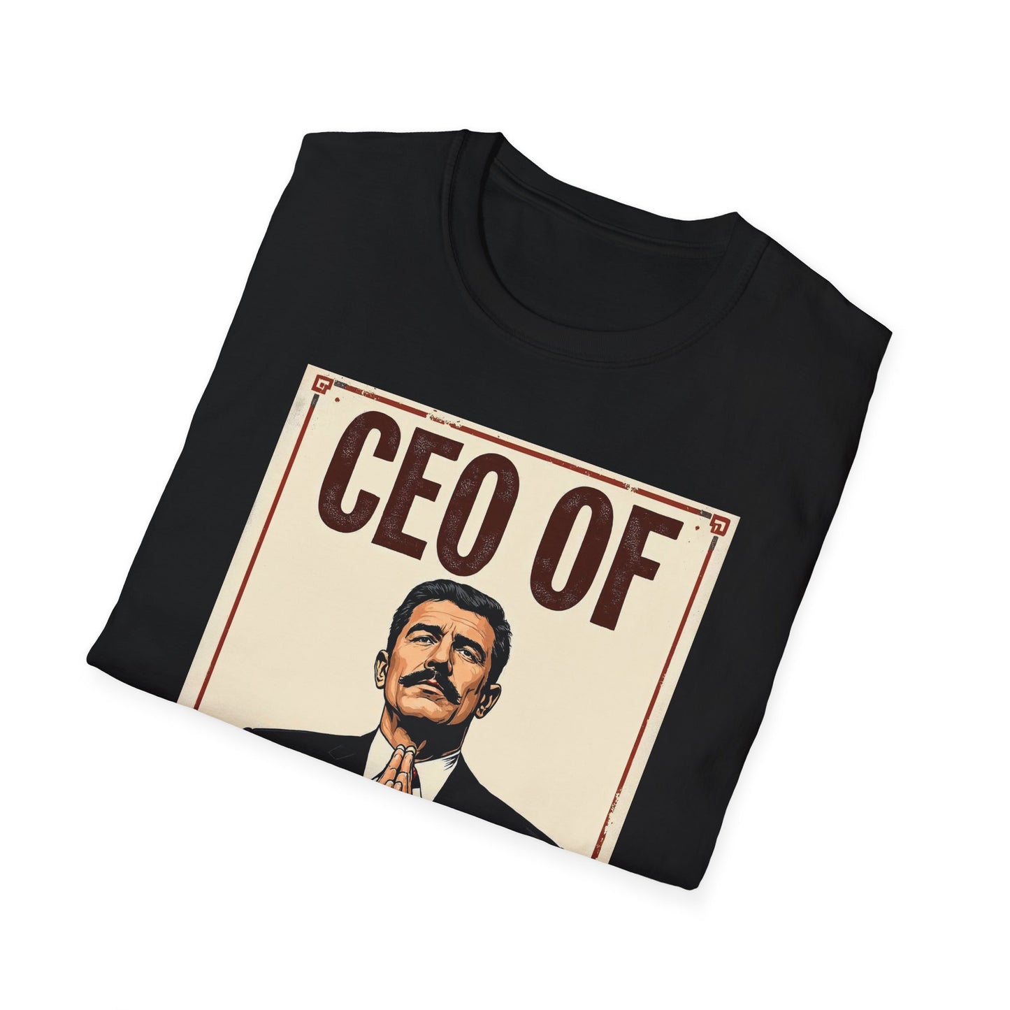 CEO of Amen Corner Unisex T-Shirt, Funny Gift for Men, Graphic Tee, Casual Wear, Unique Humor Shirt