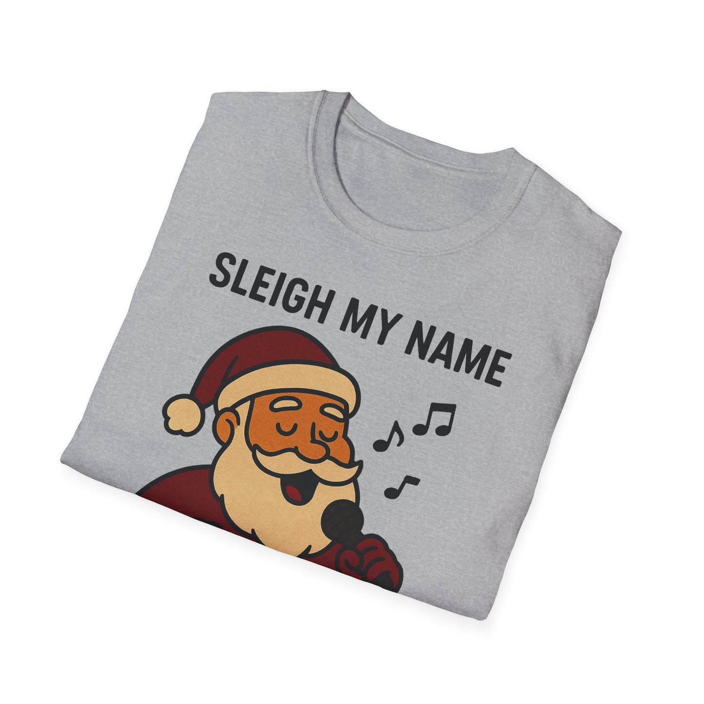 Santa Sleigh My Name Unisex T-Shirt