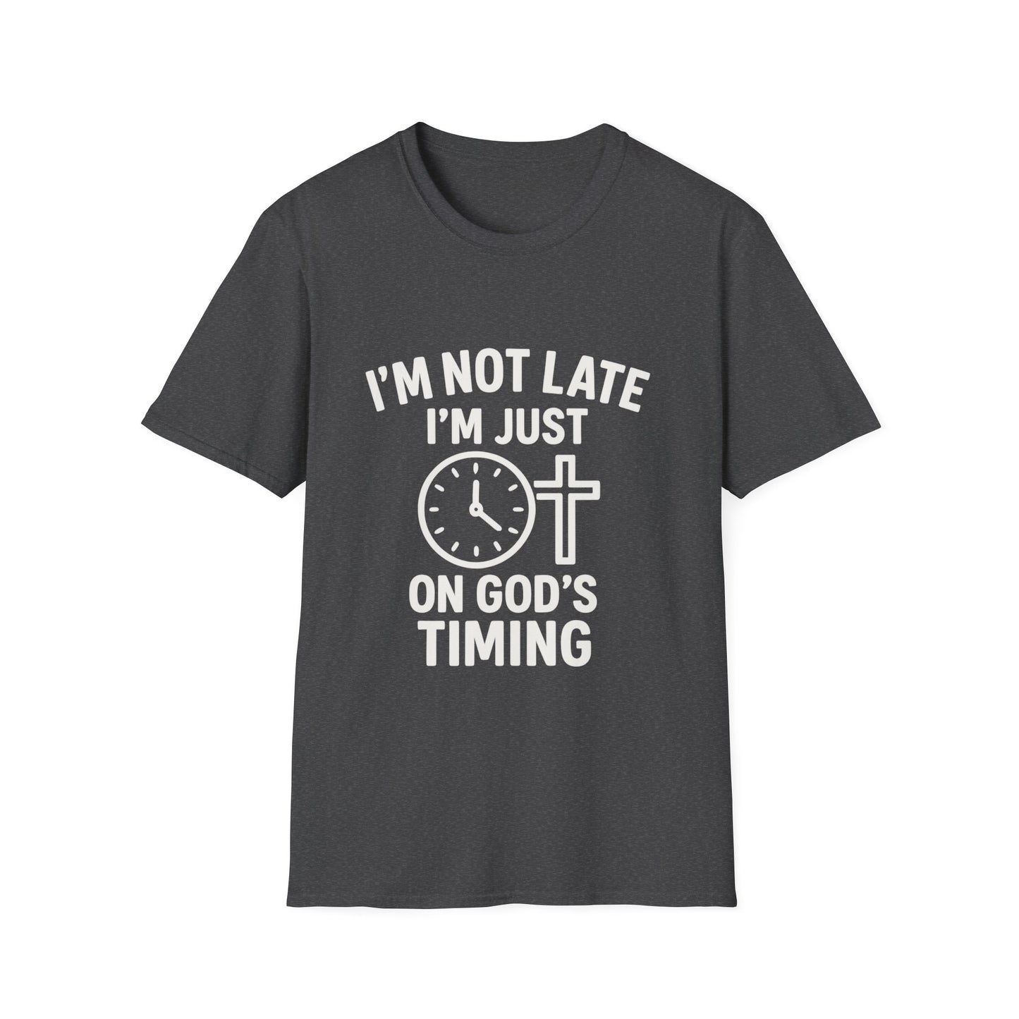 God's Timing T-Shirt, Christian Shirt, Faith-Based Apparel, Religious Gift, Casual Wear