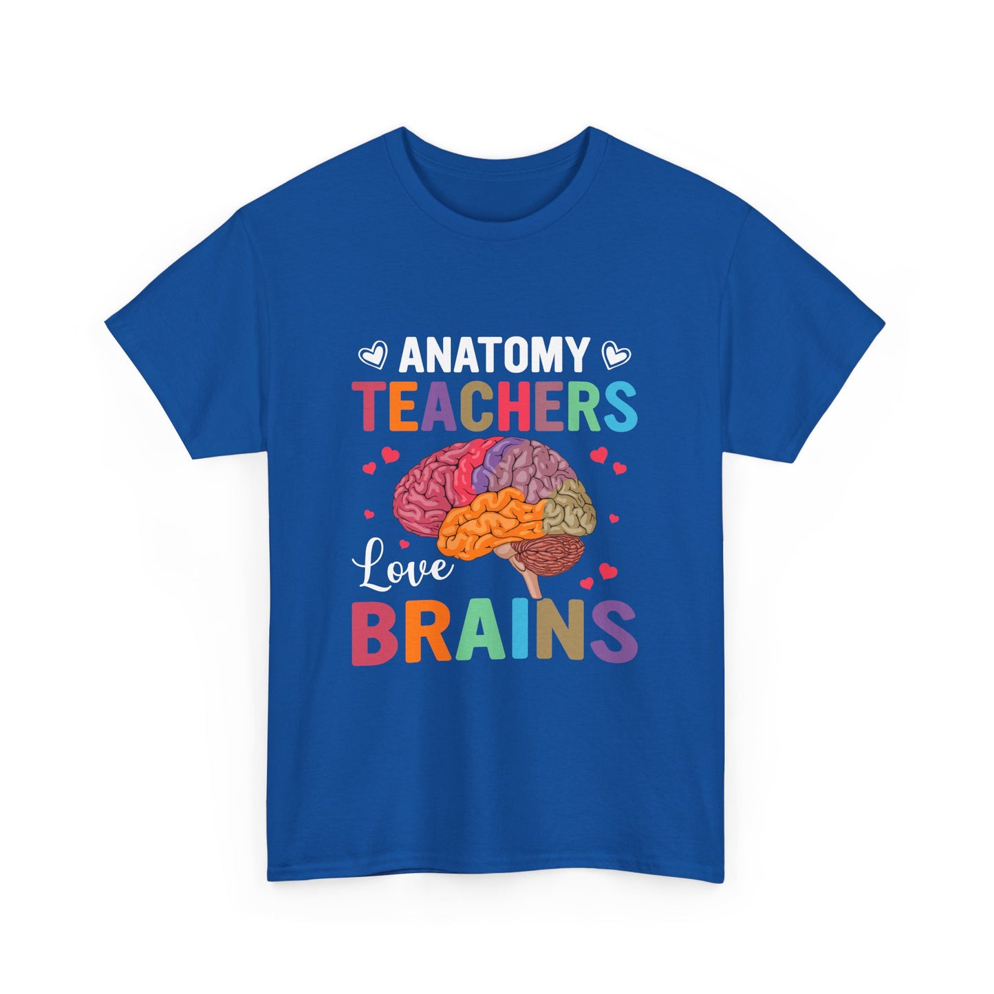 Anatomy Teacher Tee, Unisex Heavy Cotton Shirt, Funny Teacher Gift, Science Teacher Apparel, Classroom Humor Top, Brain Design T-shirt