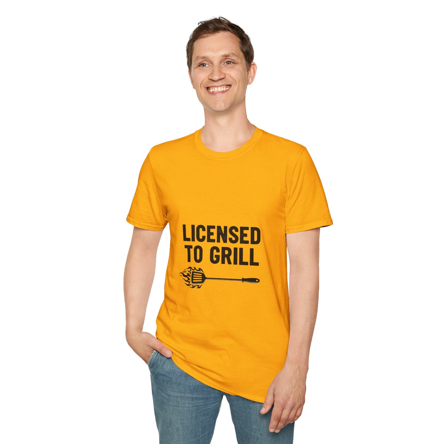 License to Grill - Unisex Softstyle T-Shirt