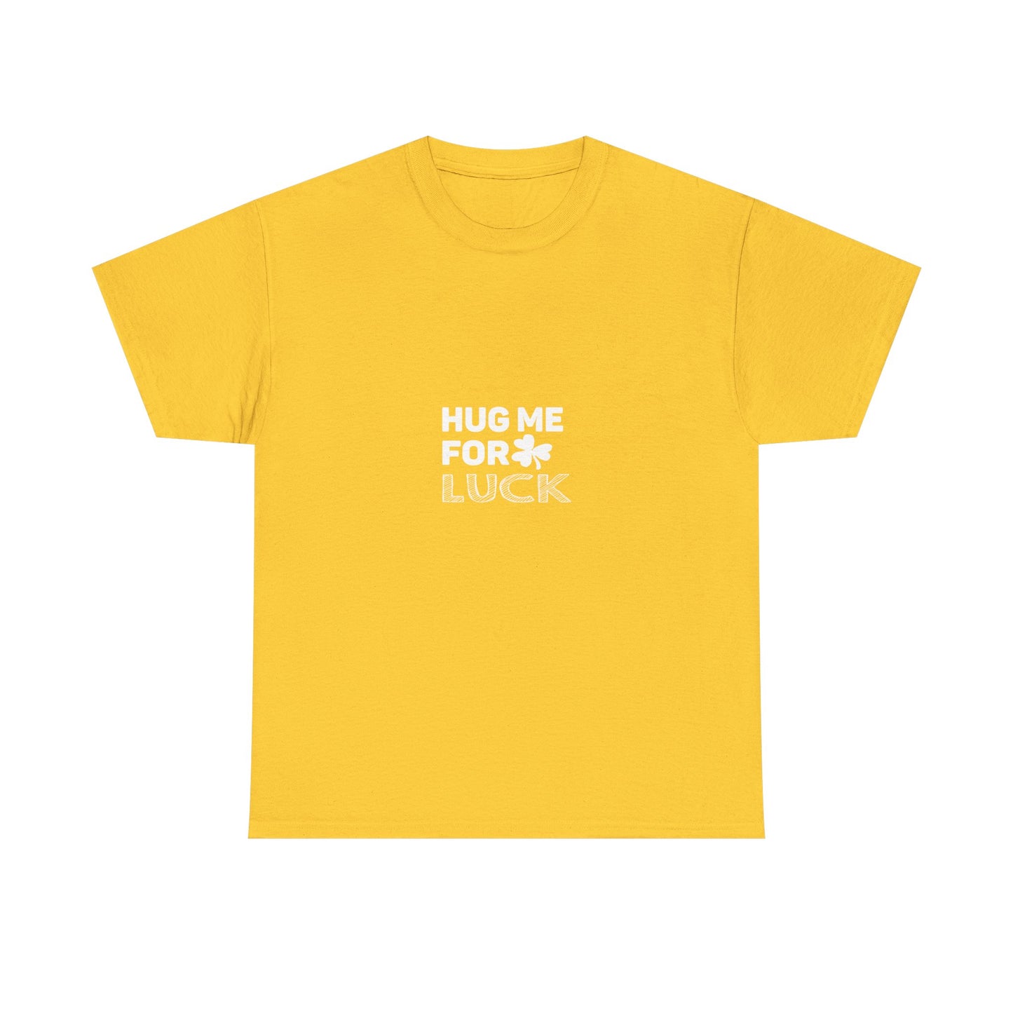 Lucky Hug Unisex Tee, Casual Wear, Gift for Friends, Good Luck Shirt, Birthday Gift, Positive Vibes