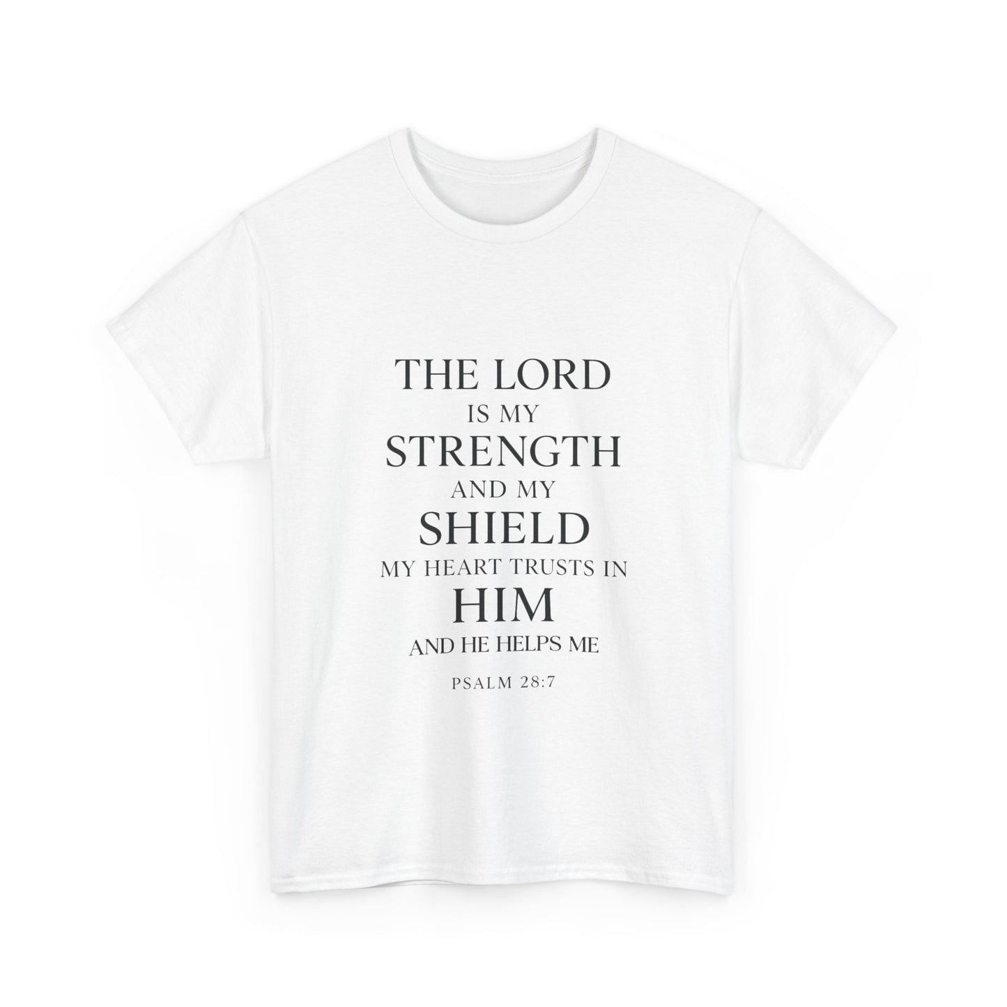Inspirational Christian Unisex Heavy Cotton Tee | Faith Shirt, Bible Verse Tee, Spiritual Apparel, Everyday Wear, Gift for Believers
