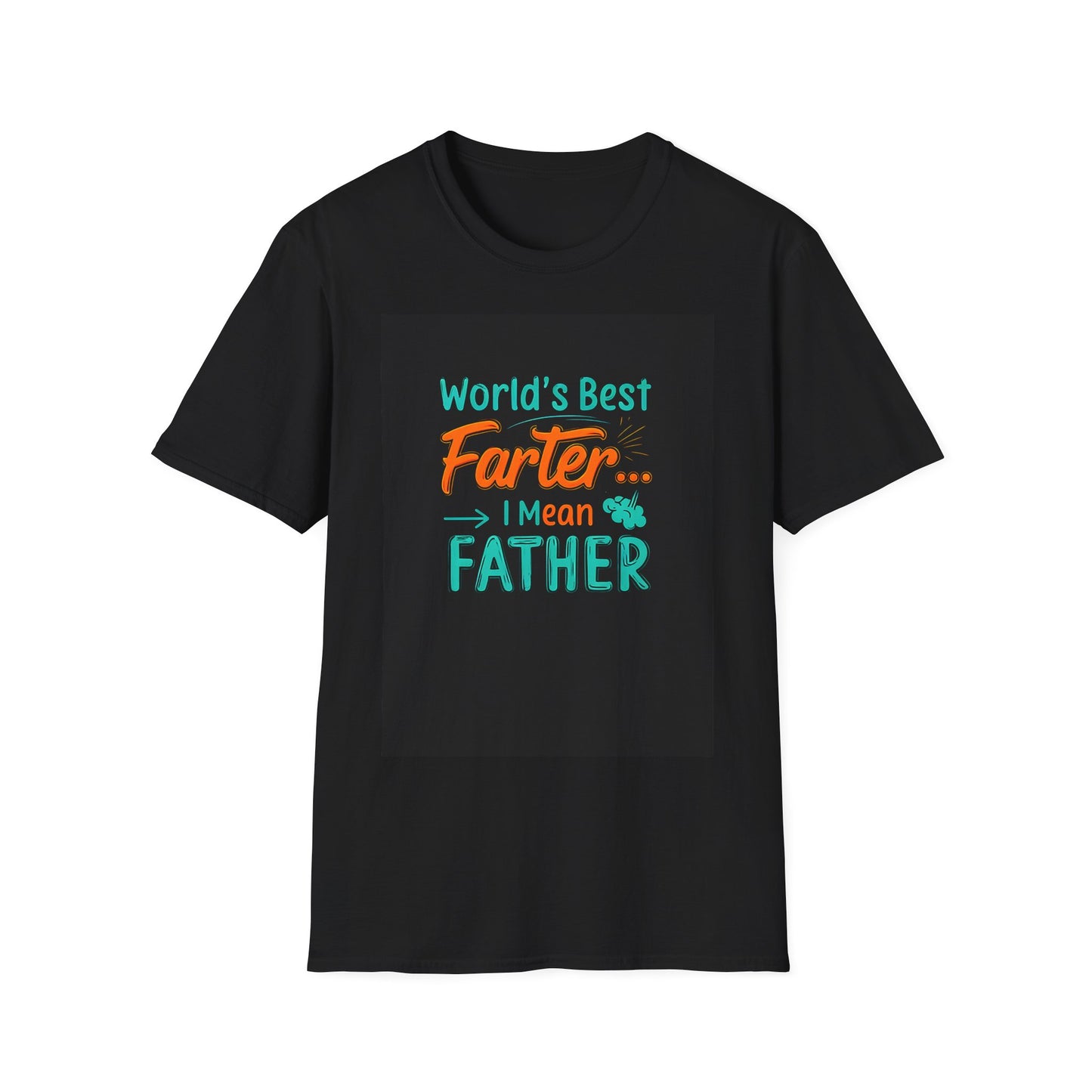 World's Best Farter Dad T-Shirt, Funny Father's Day Gift, Unisex Softstyle Tee, Dad Humor Shirt, Family Gatherings Apparel